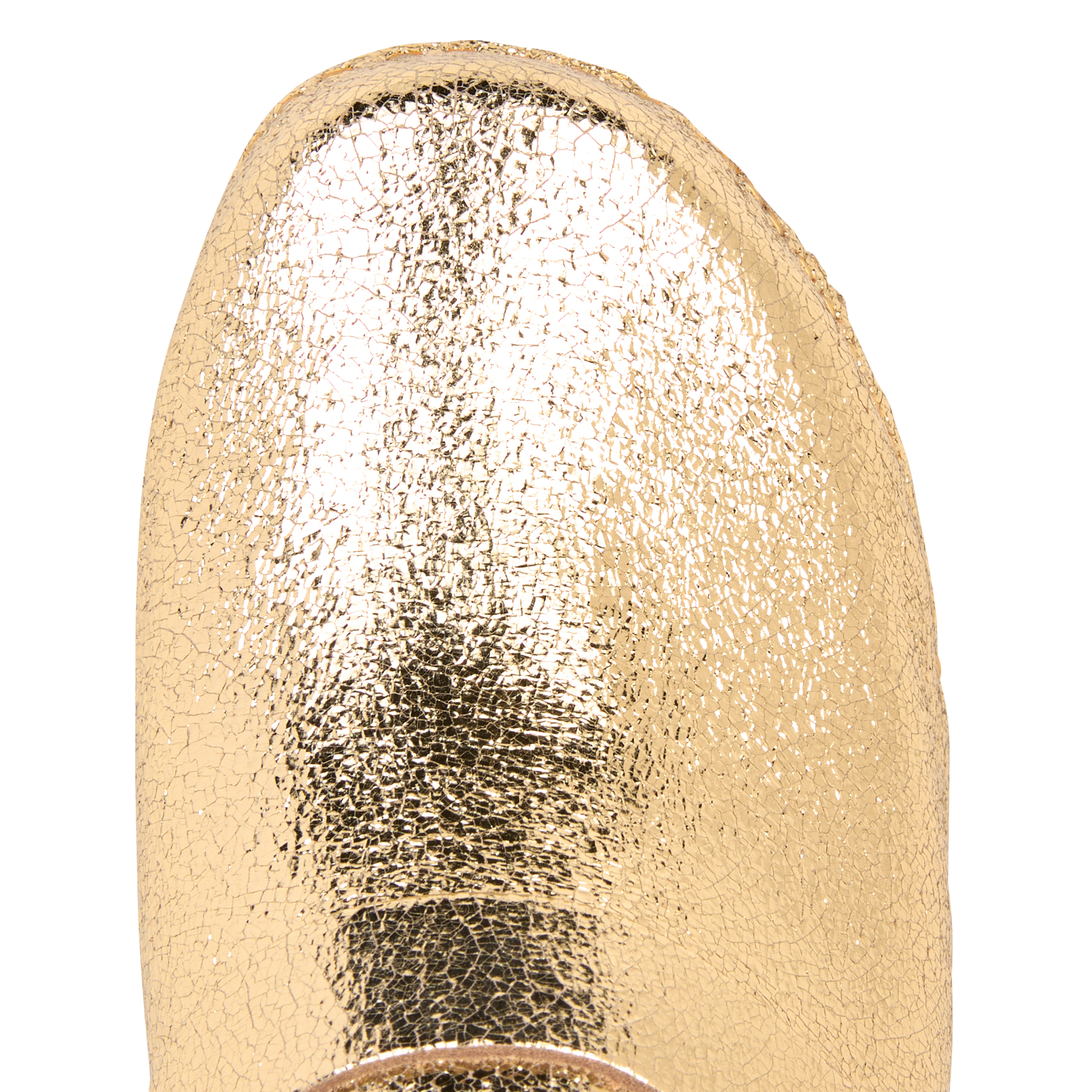 Leather platform clogs BOSABO Golden