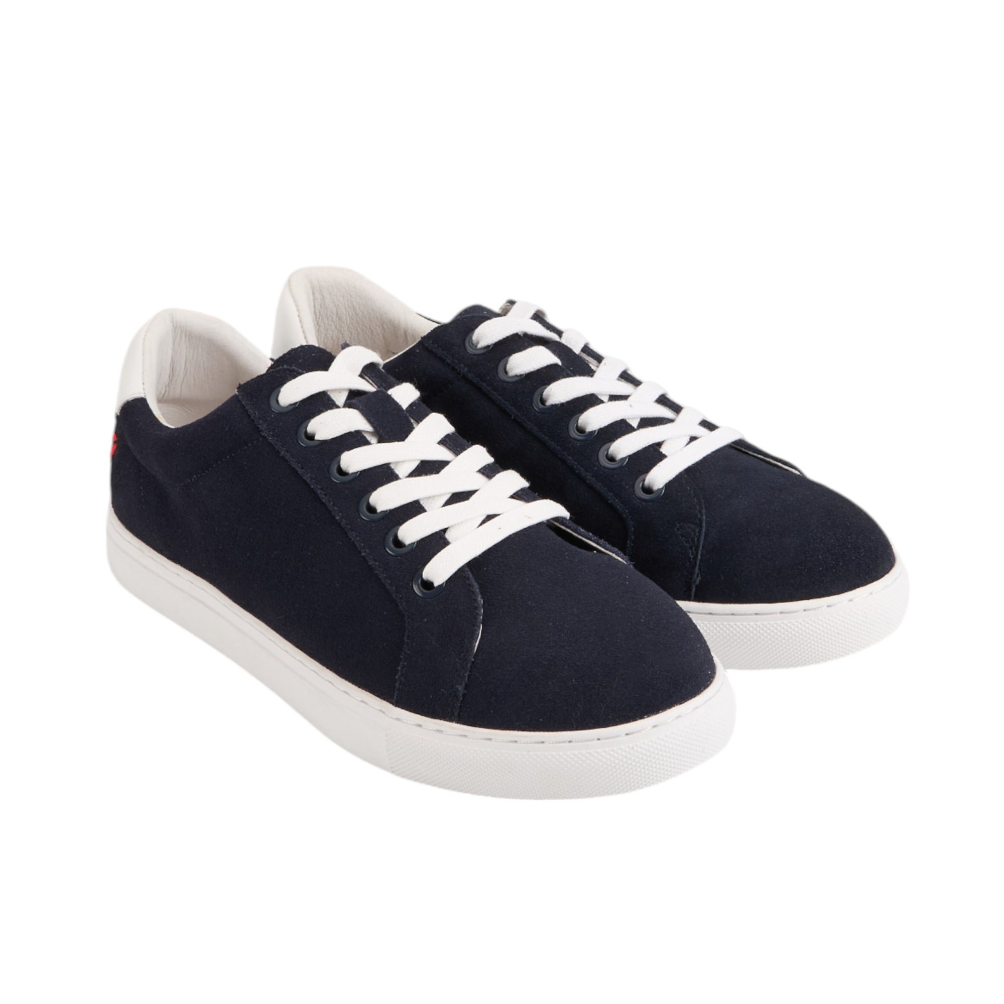 Jimmy leather sneakers BONS BAISERS PARIS Blue