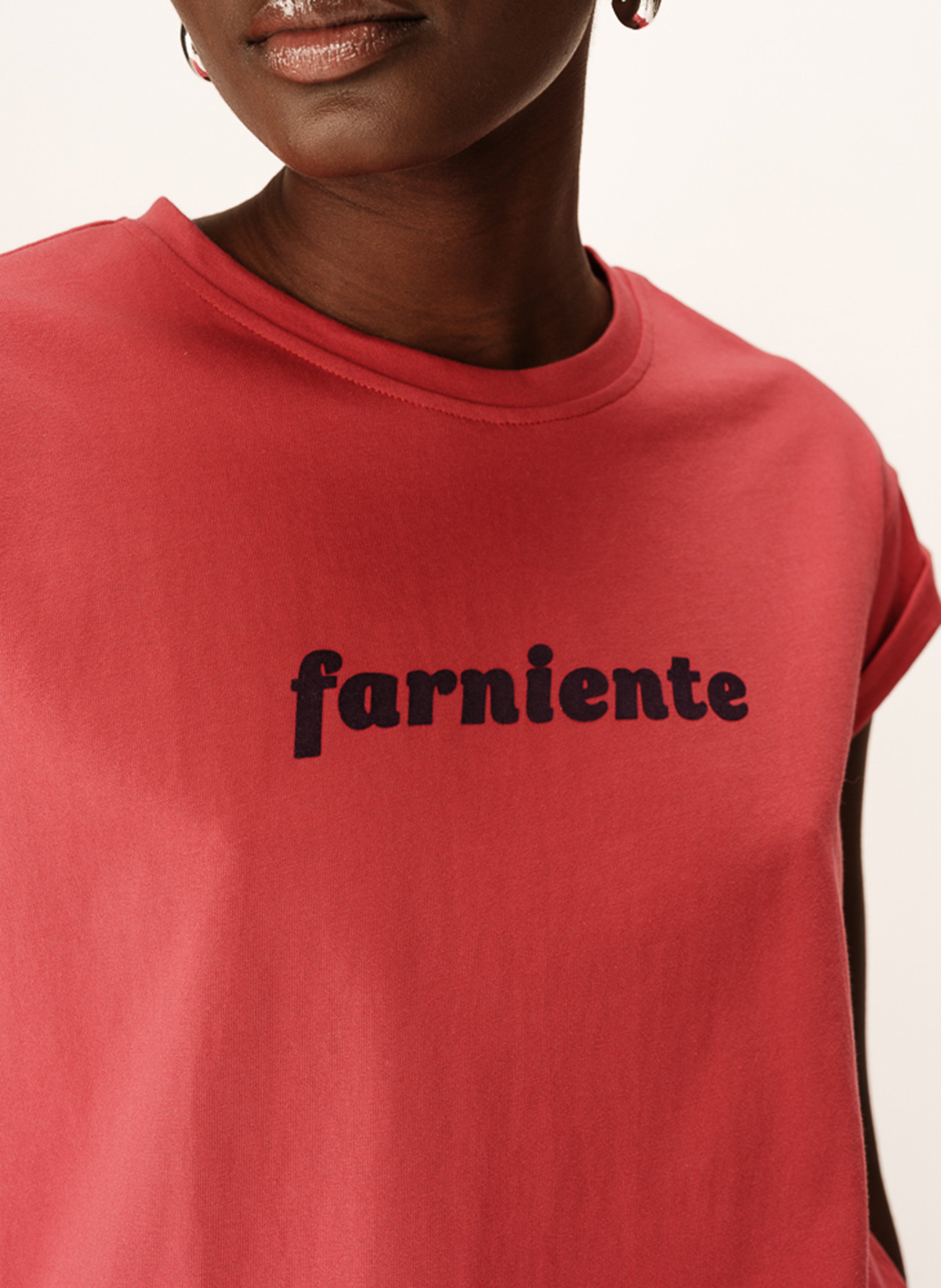 Camiliday round-neck sleeveless cotton top GRACE ET MILA Brown