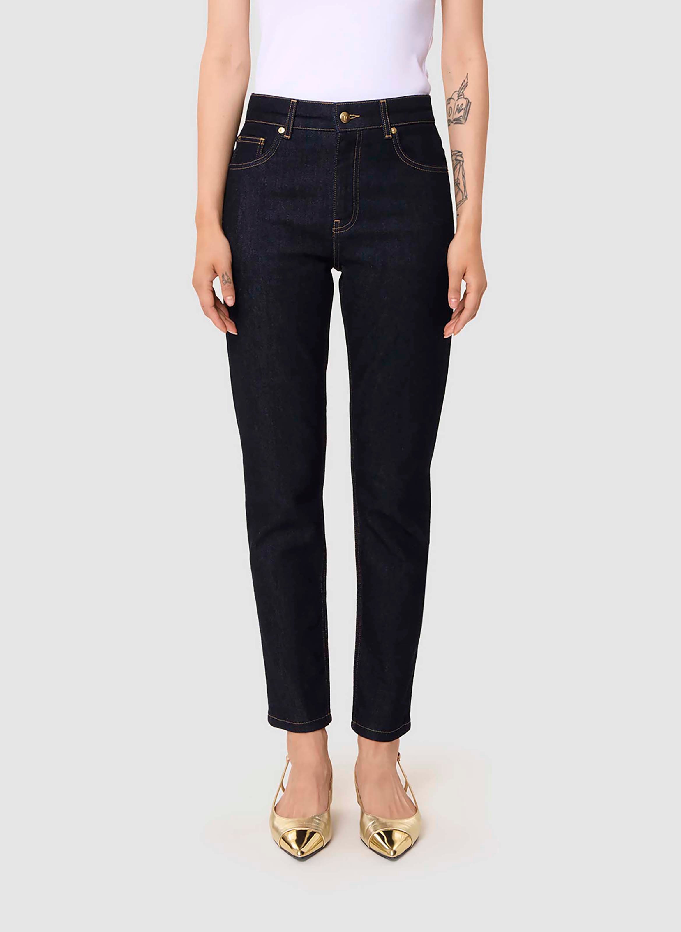 Jena slim in misto cotone TARA JARMON Blu