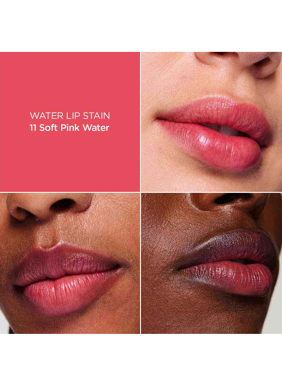 Wasser Lippenstift - Lippenwasser mit Himbeerduft CLARINS 11 soft pink water