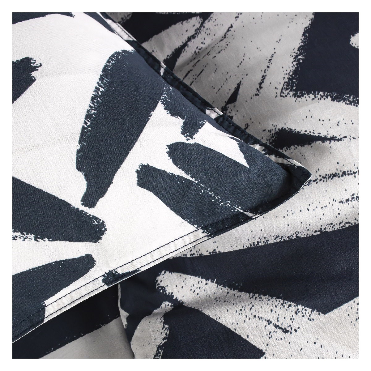 Printed cotton bedding set TODAY LINGE DE MAISON White