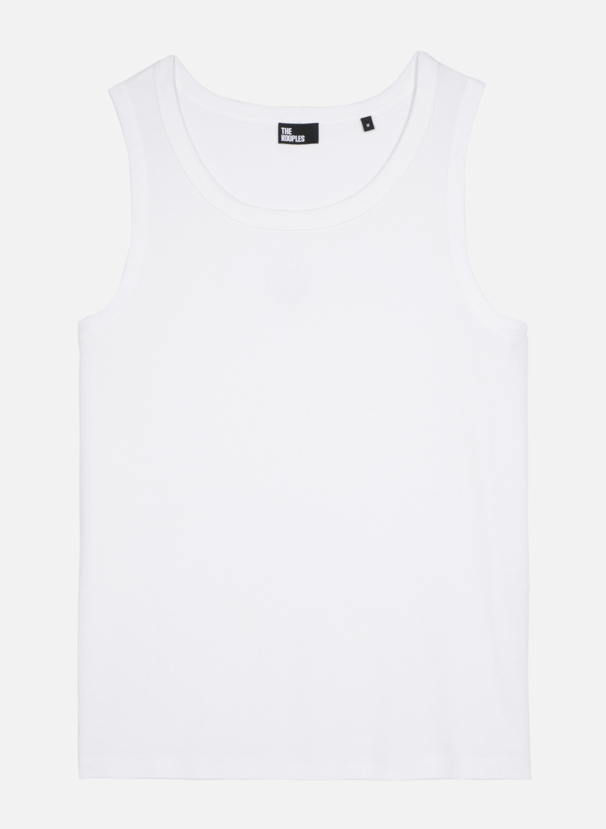 Tank top with coat of arms embroidery THE KOOPLES White