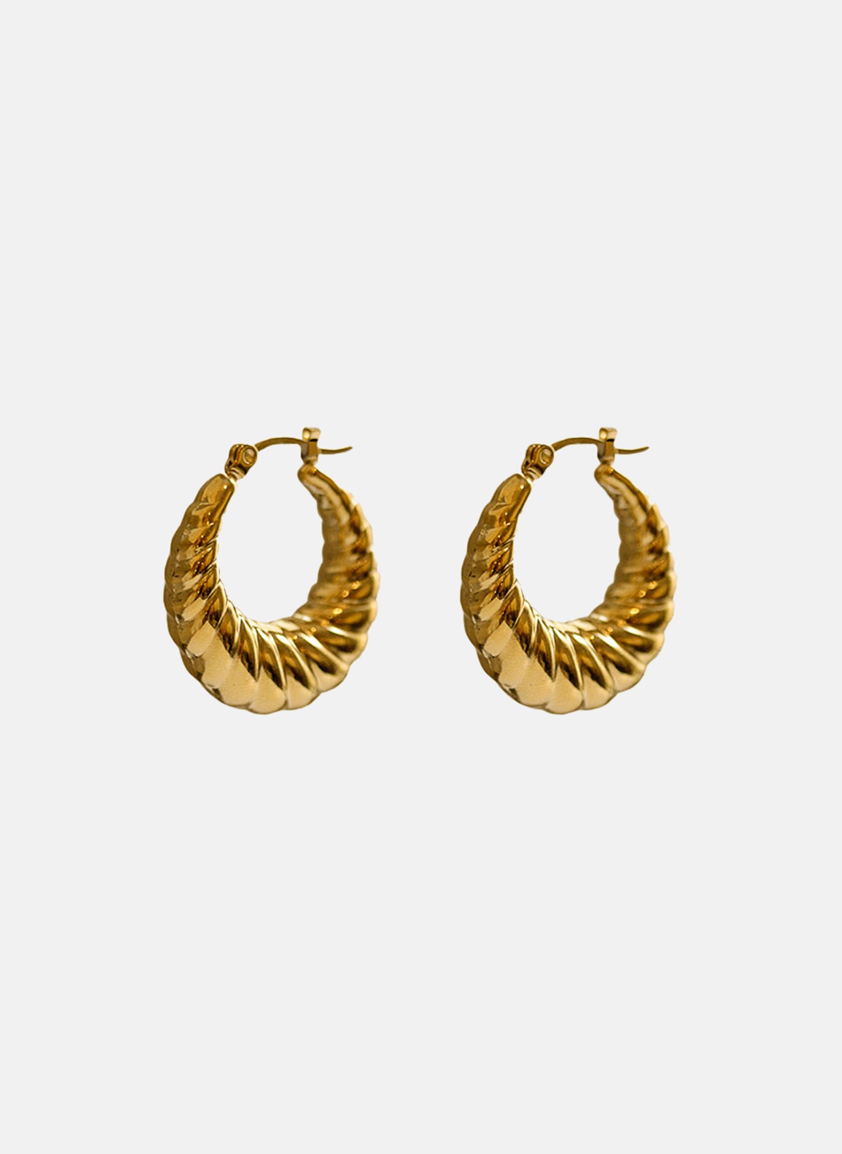 Hoops earrings AEC Paris Golden