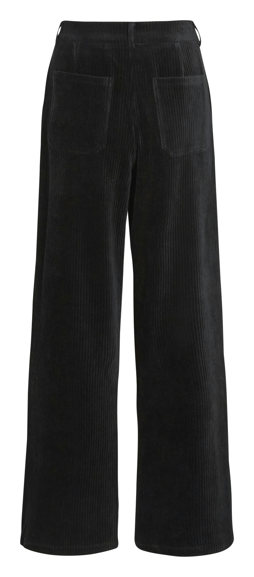 Pantalon large en coton mélangé VILA Noir