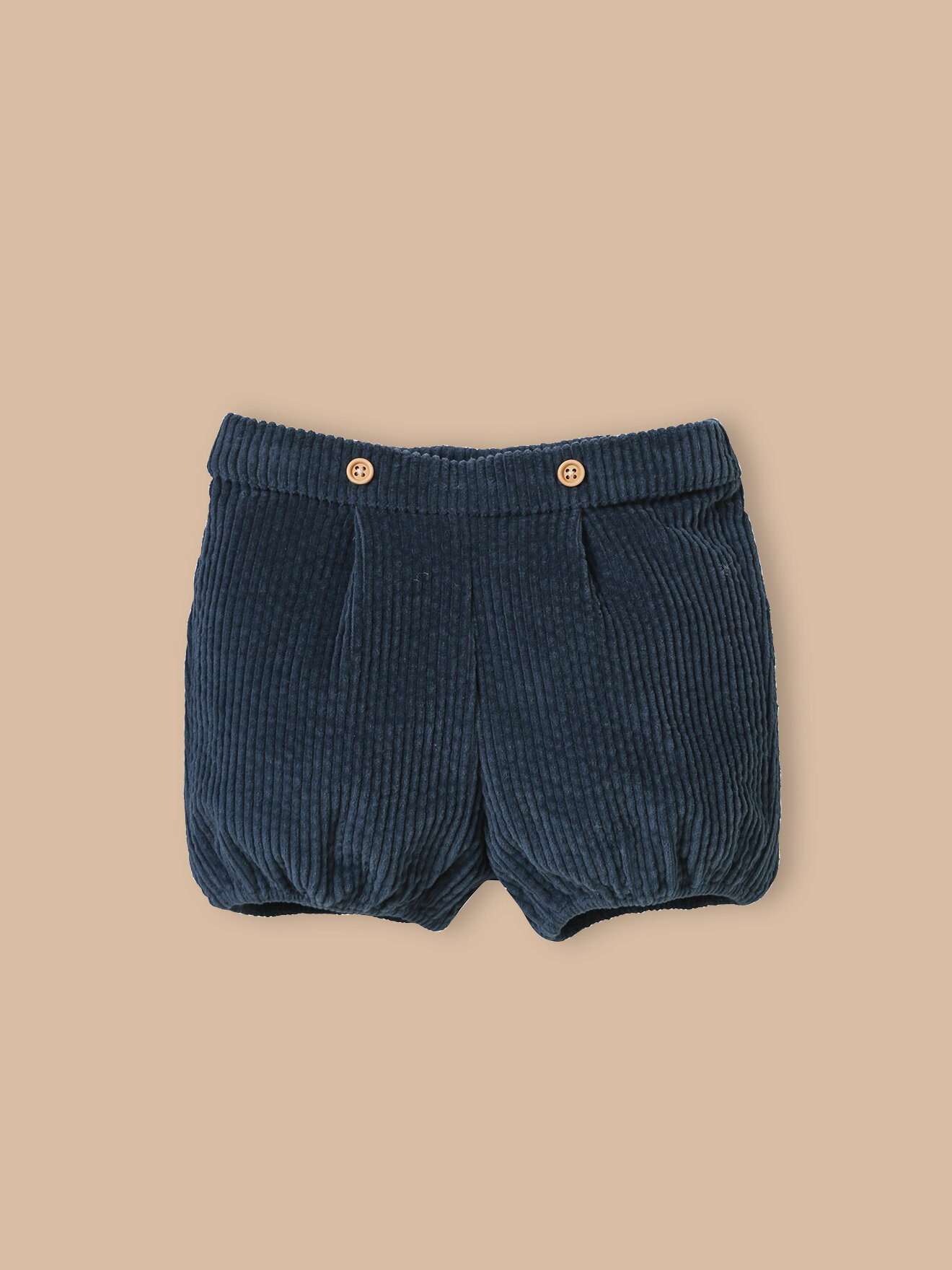 Ridge velvet shorts CYRILLUS Blue