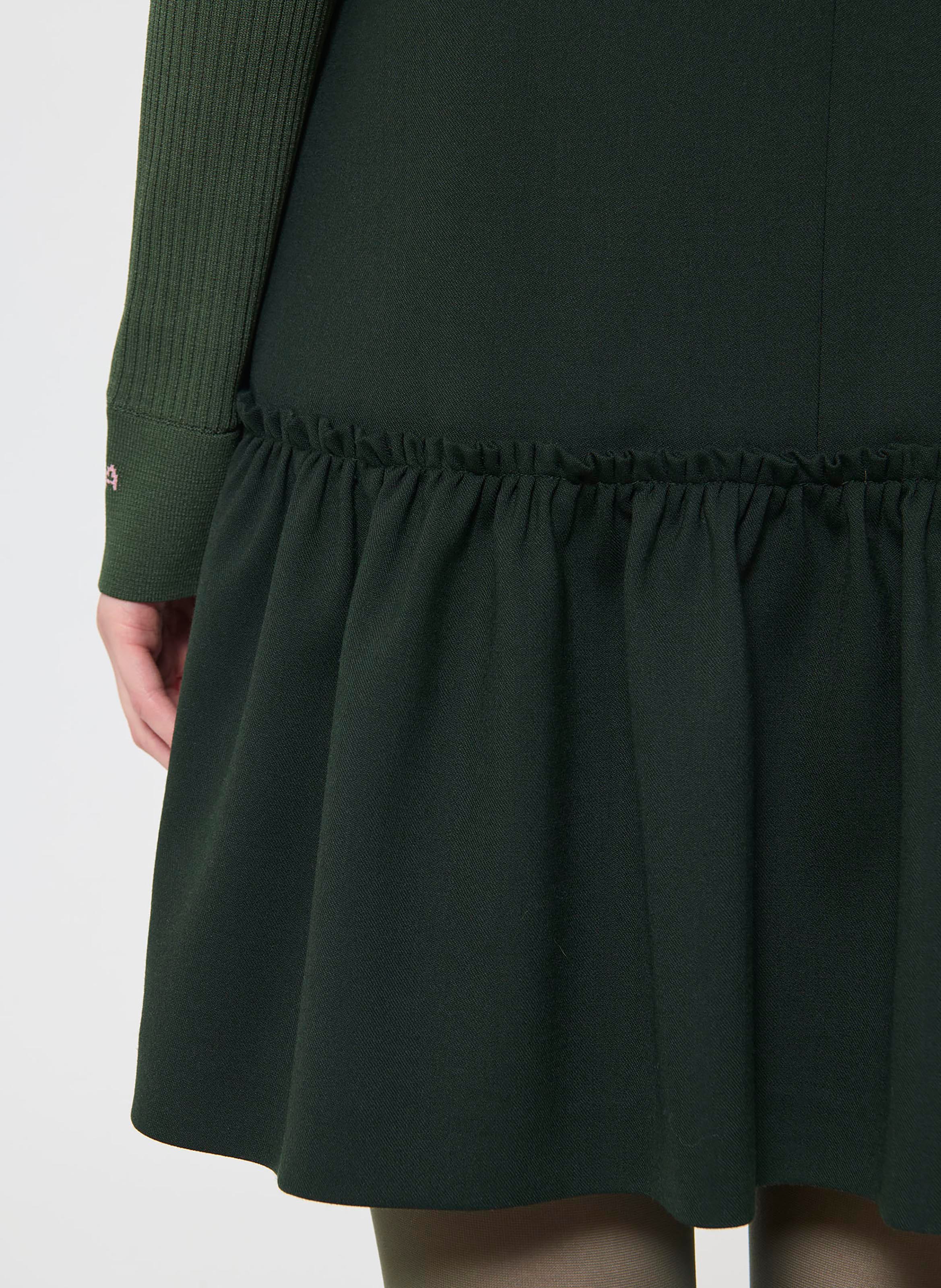 Wool-blend sleeveless dress TARA JARMON Green