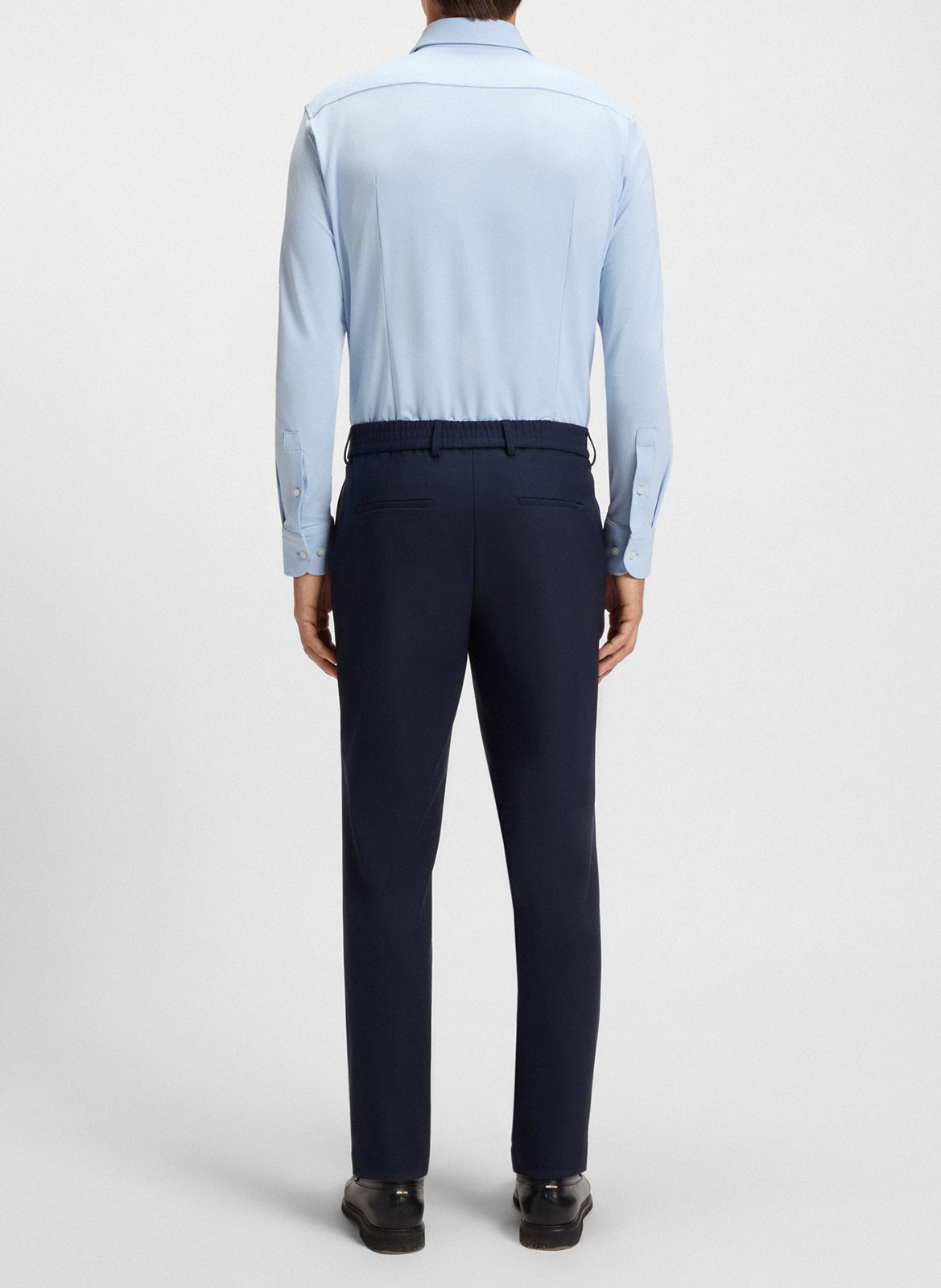 Slim-fit shirt with classic collar BOSS Blue