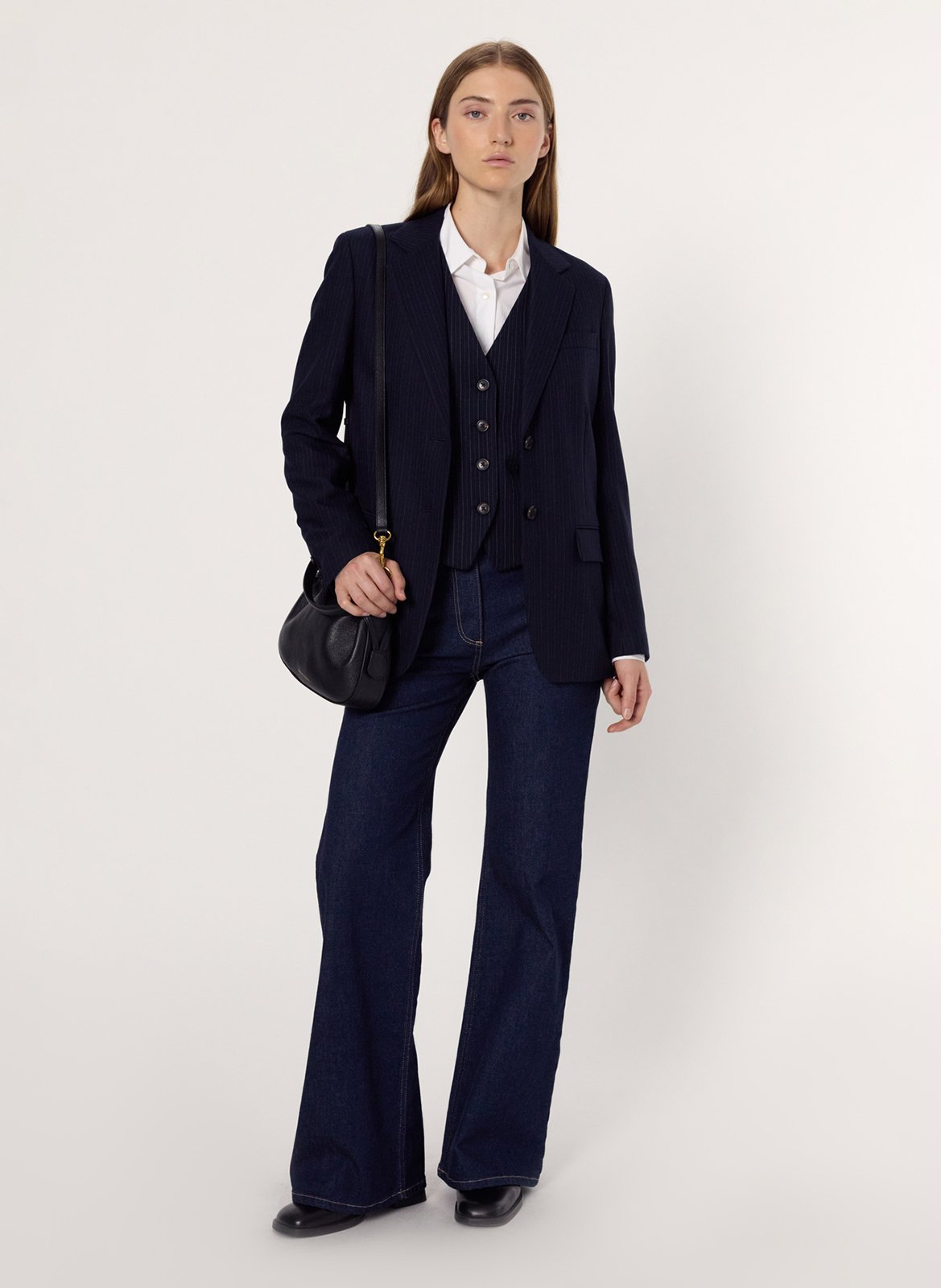 Veste de tailleur à rayures GERARD DAREL Bleu