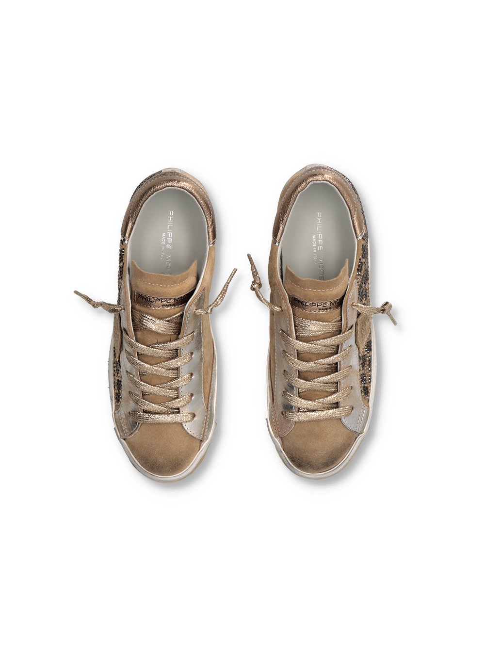 Tennis sneakers PHILIPPE MODEL Golden