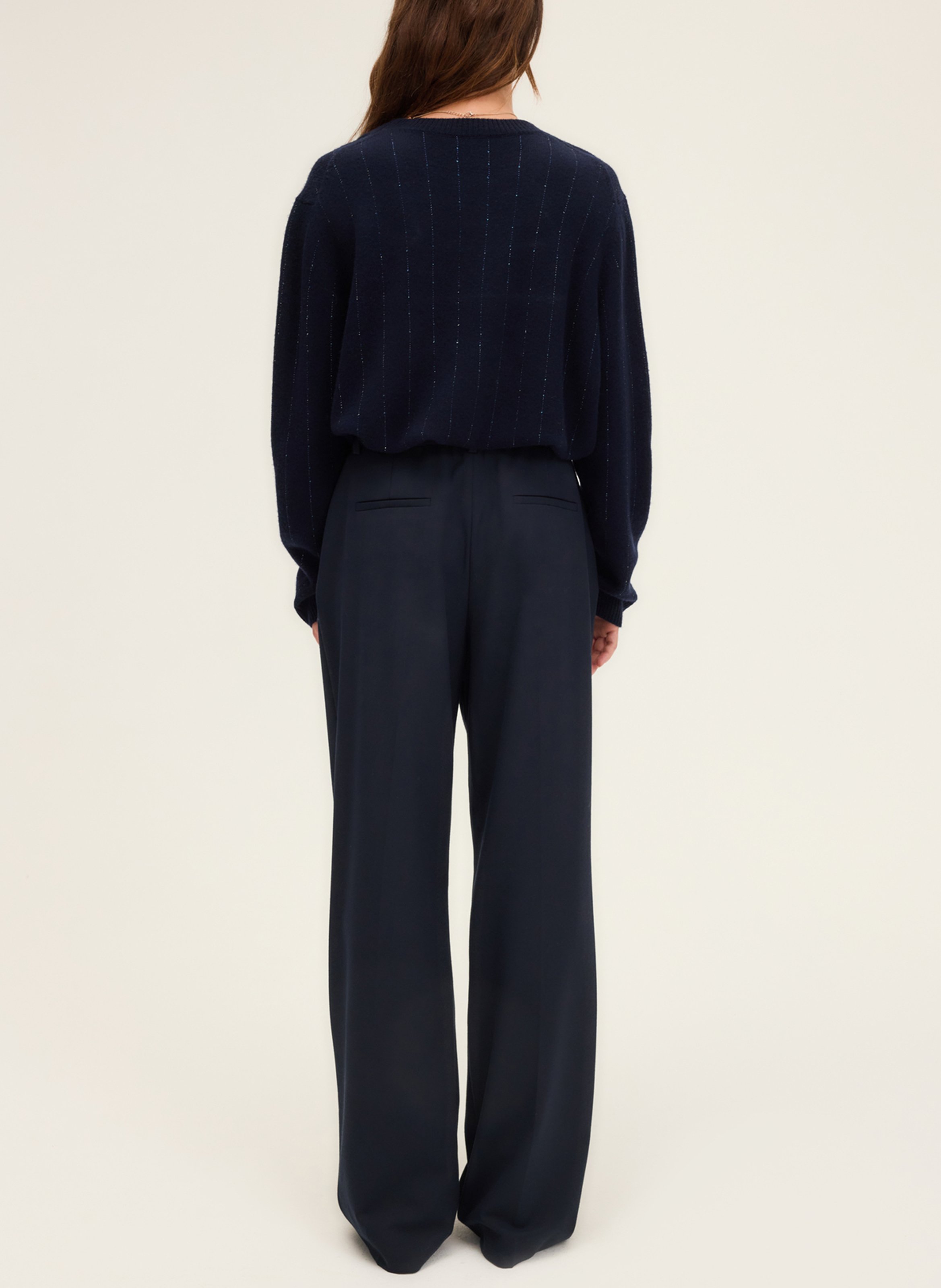 Wide trousers PABLO Blue