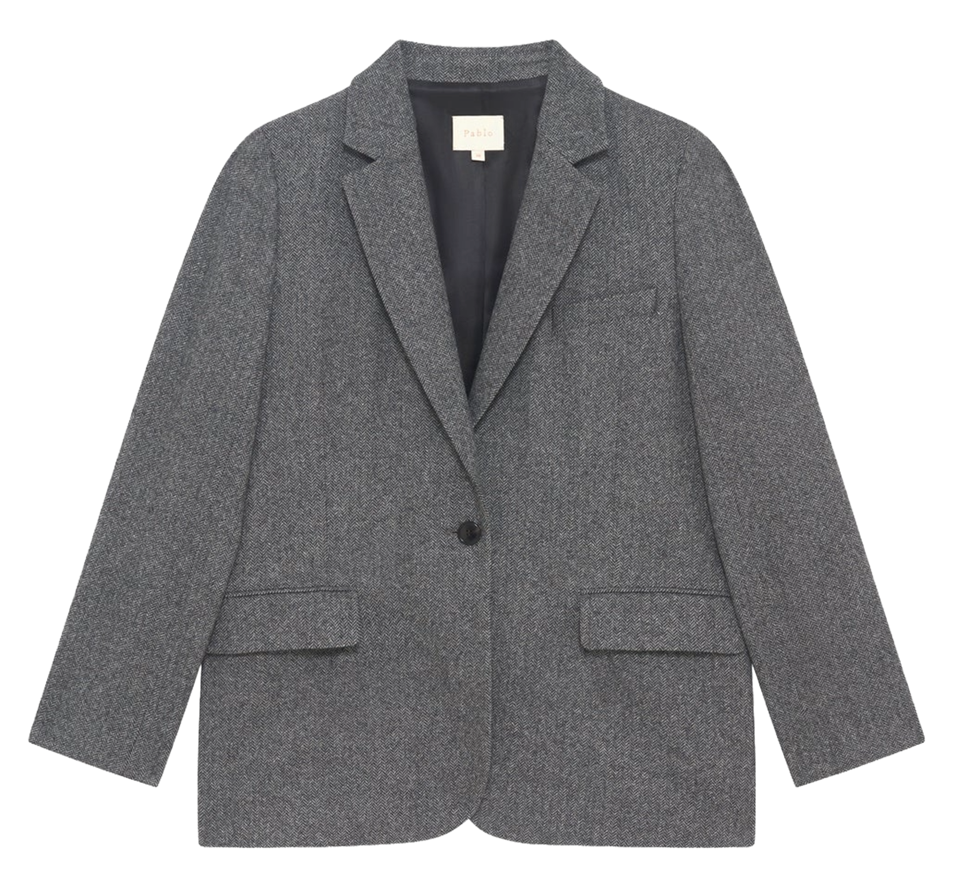 Wool-blend blazer PABLO Grey