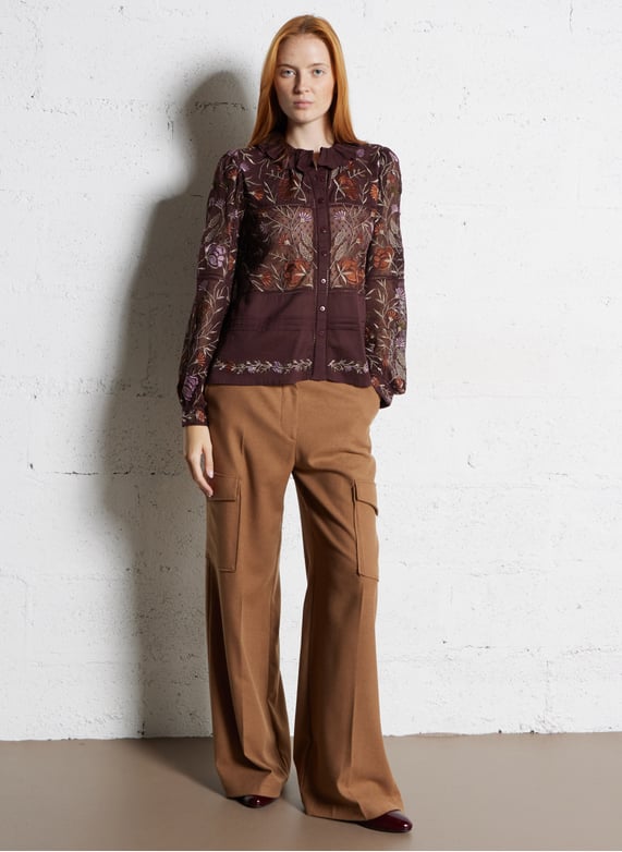 Ballerina's met glanzende gespen van leer | Rood by SCHMOOVE Ballerina's met glanzende gespen van leer Rood