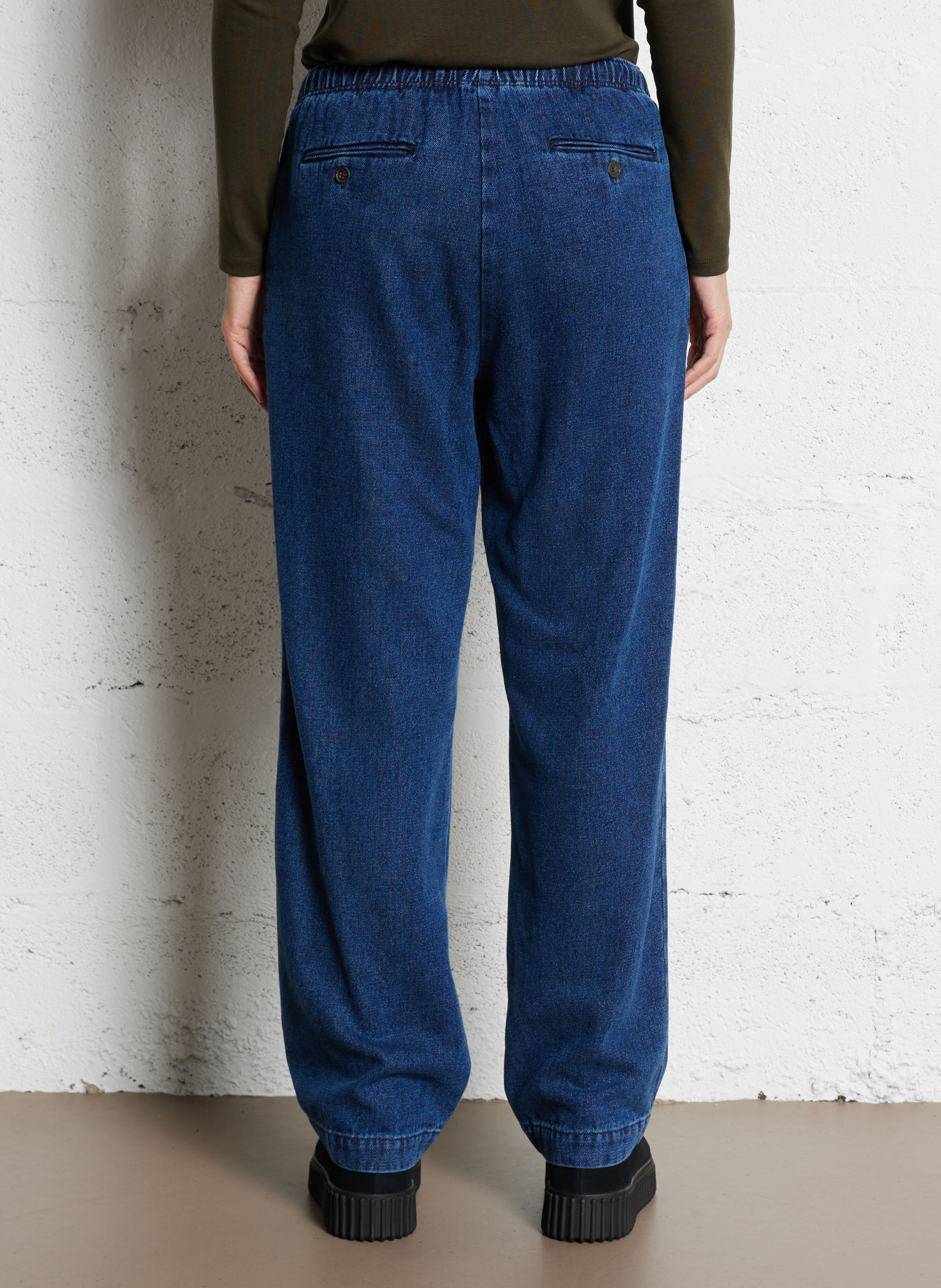 Jean droit taille élastiquée HARTFORD Multicolore