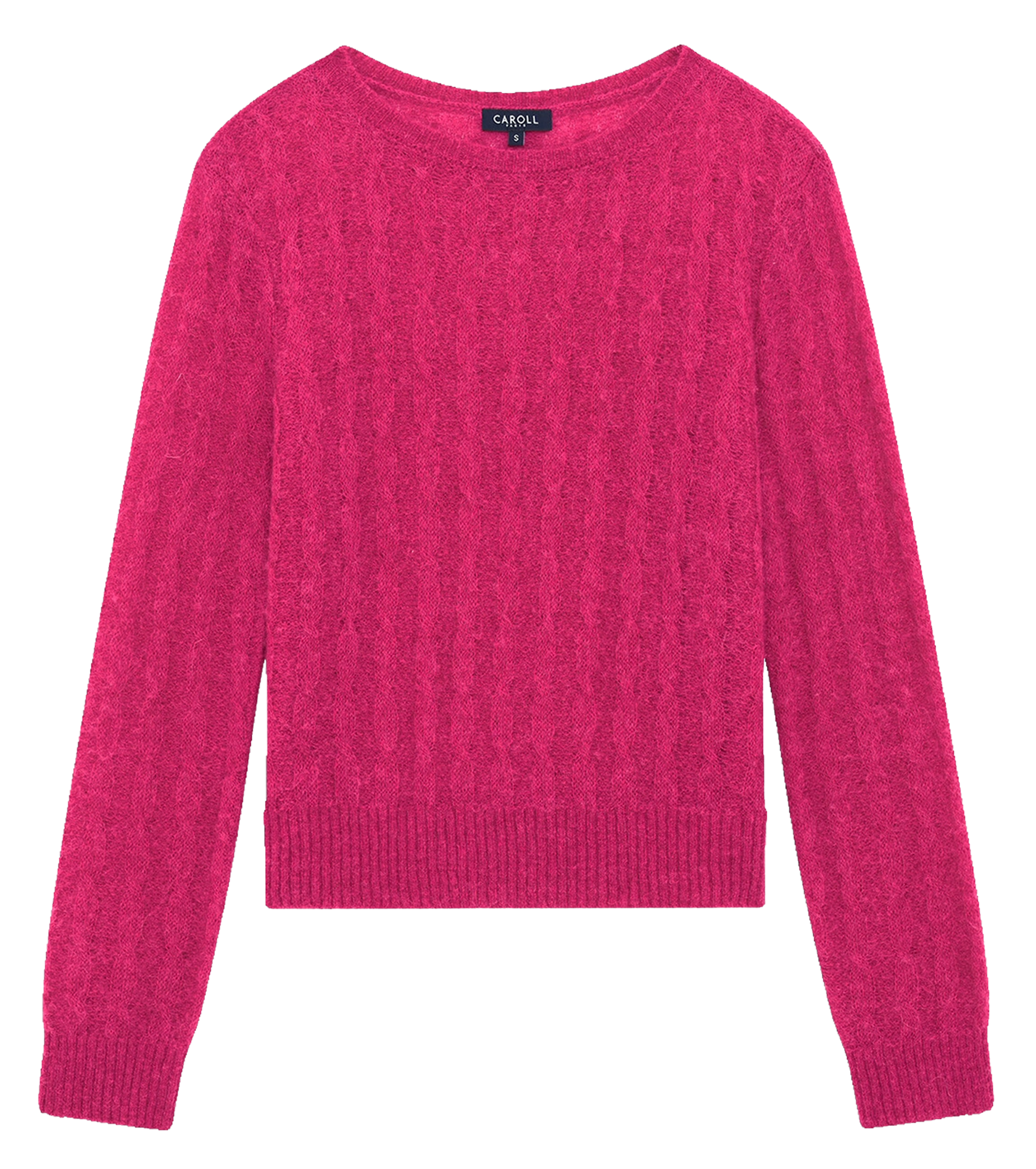 High-neck sweater CAROLL Pink