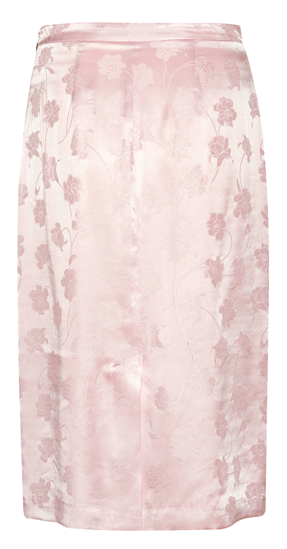 Jupe droite taille haute jacquard ROTATE Violet