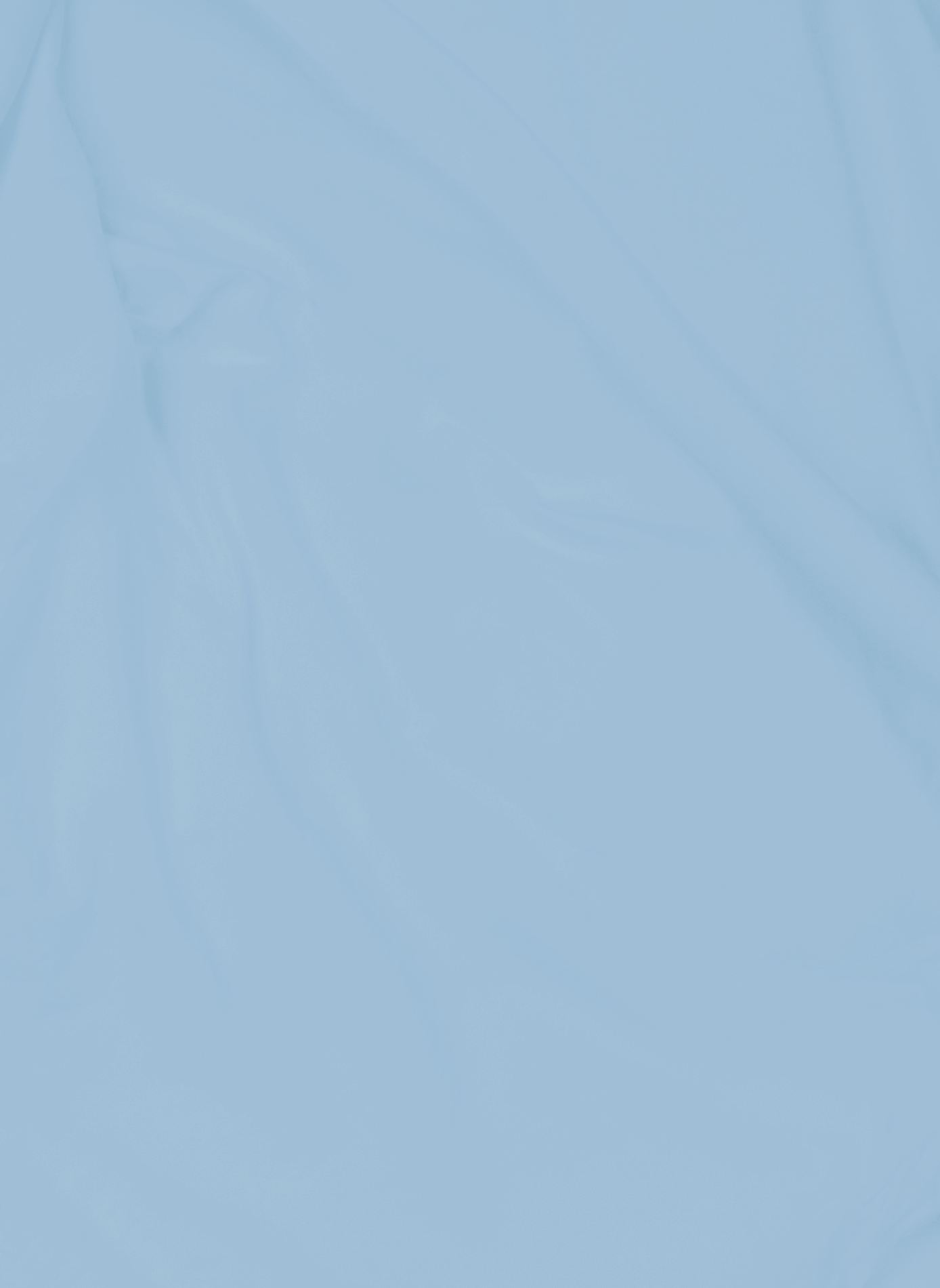 Drap housse en coton Bleu