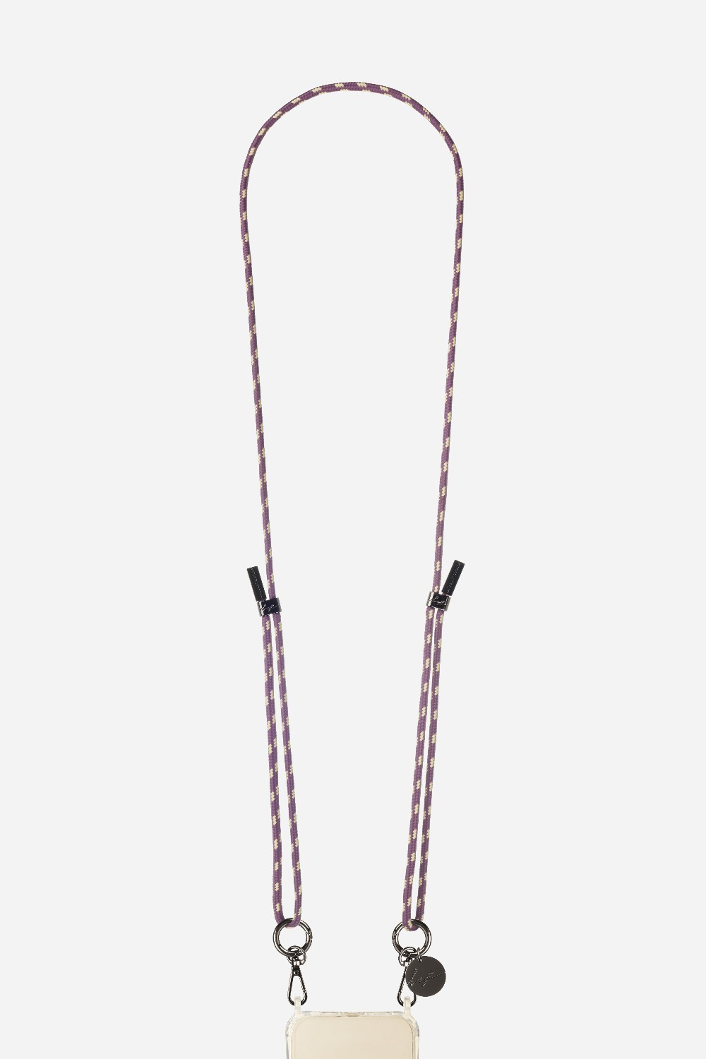 Cotton phone cord LA COQUE FRANCAISE Purple