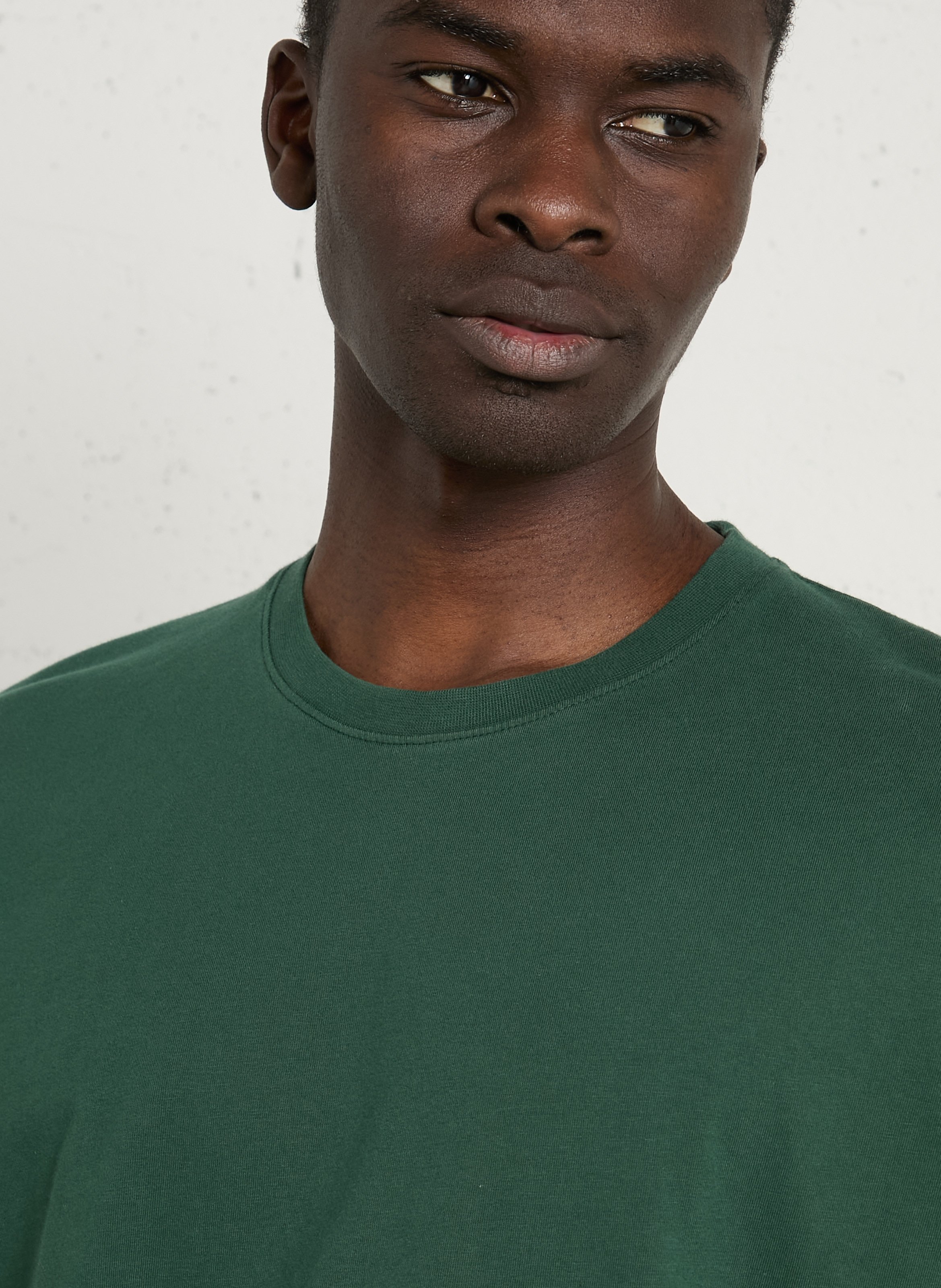 T-shirt col rond en coton biologique COLORFUL STANDARD Vert