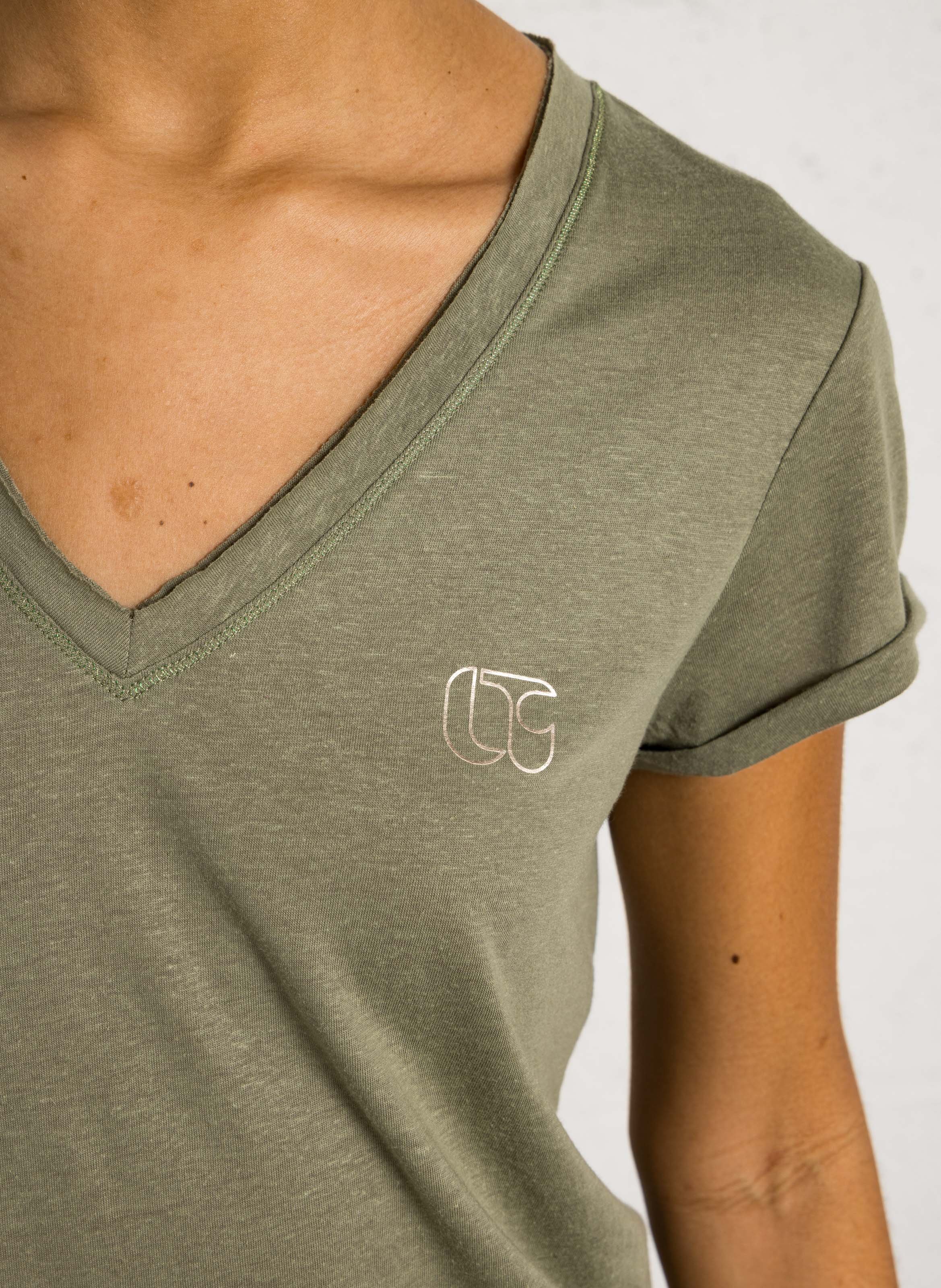 T-shirt LE TEMPS DES CERISES Groen