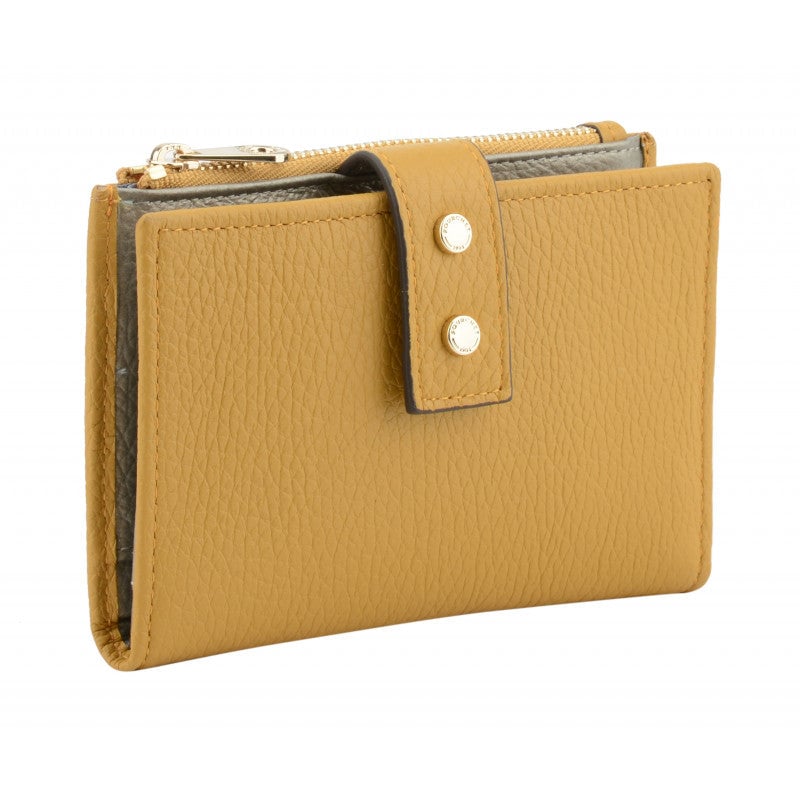 Portefeuille en cuir de veau grainé POURCHET