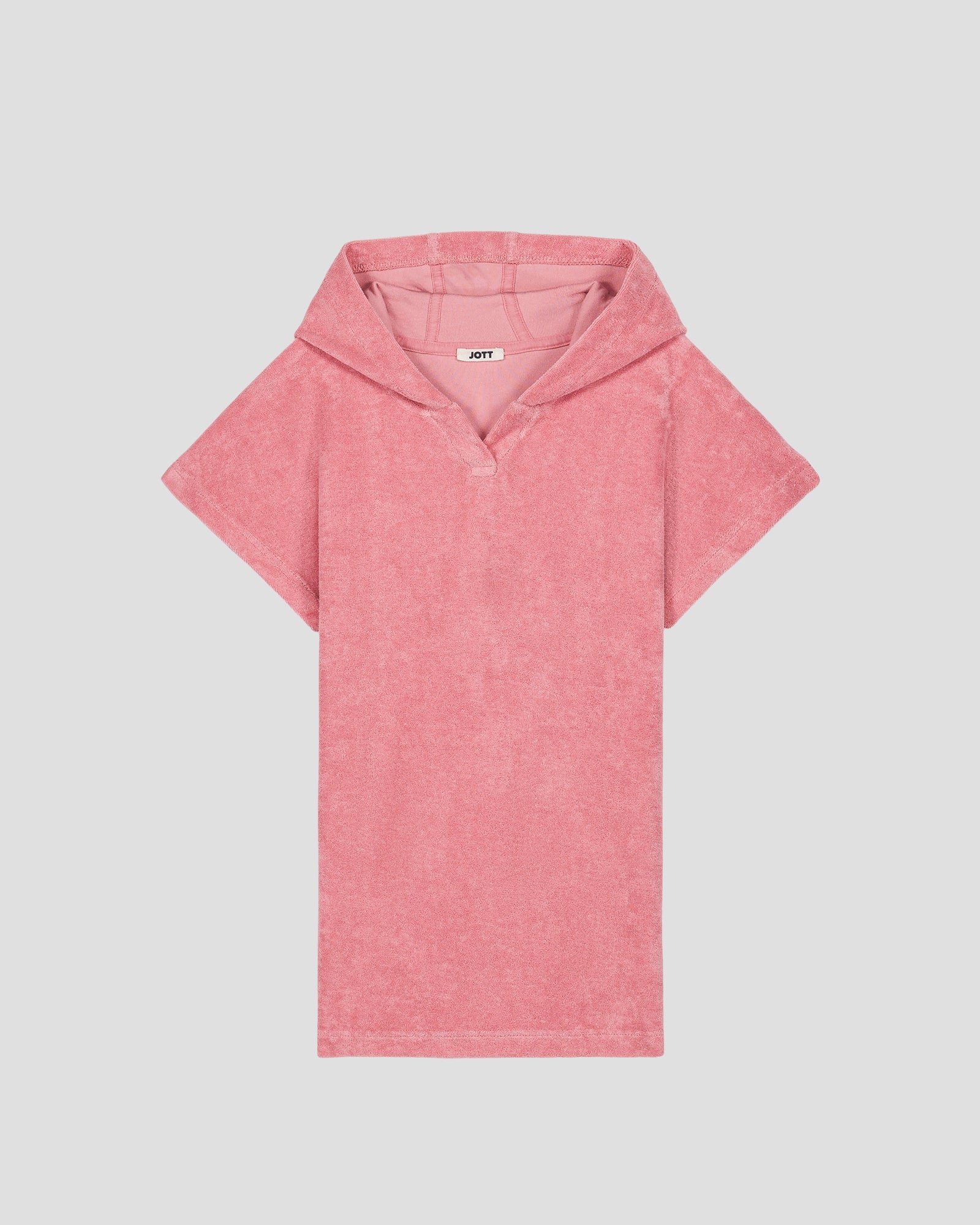 Robe éponge enfant à capuche isla JOTT Rose