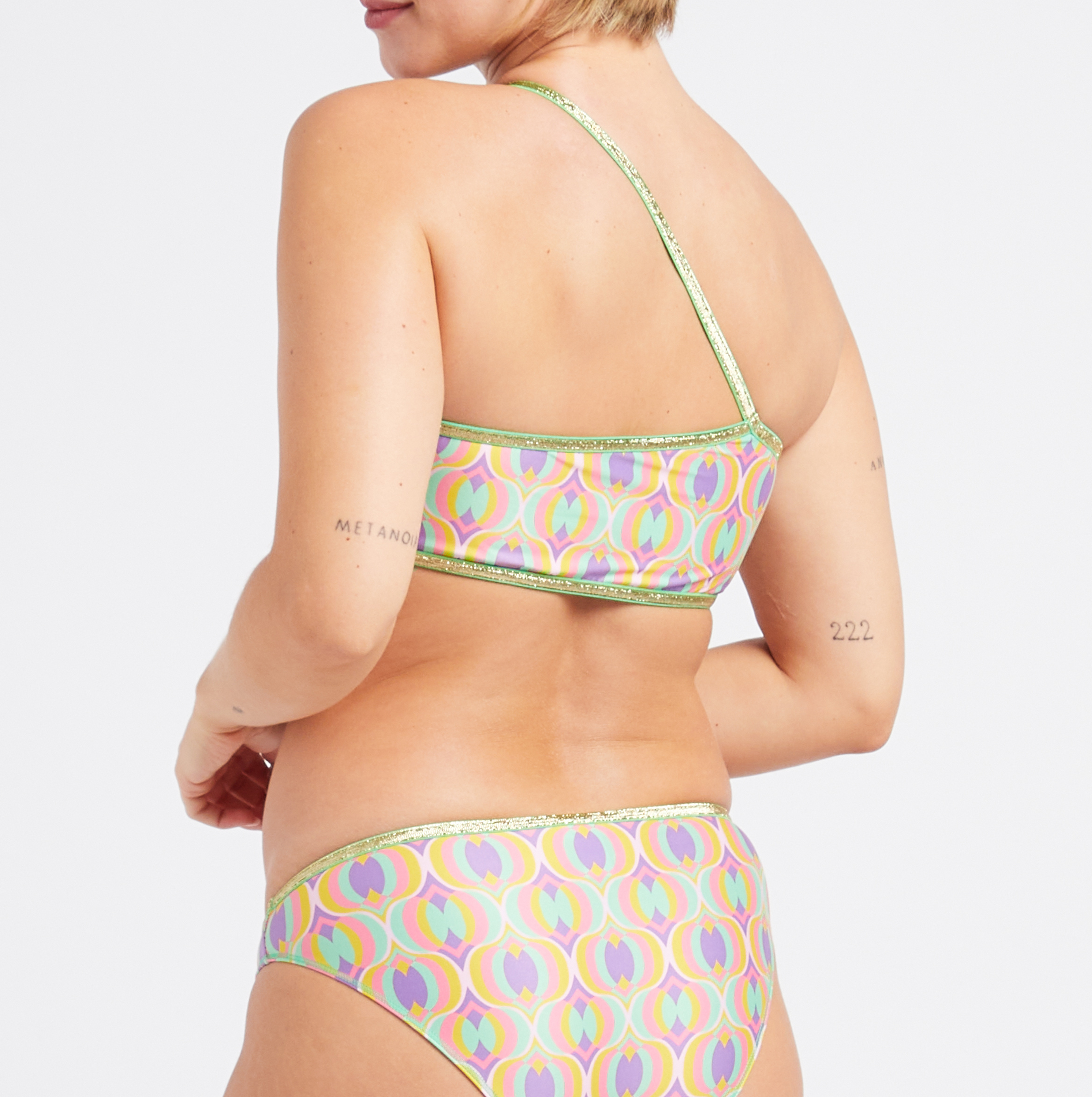 Bustier-Bikinioberteil mit Print LA NOUVELLE Mehrfarbig