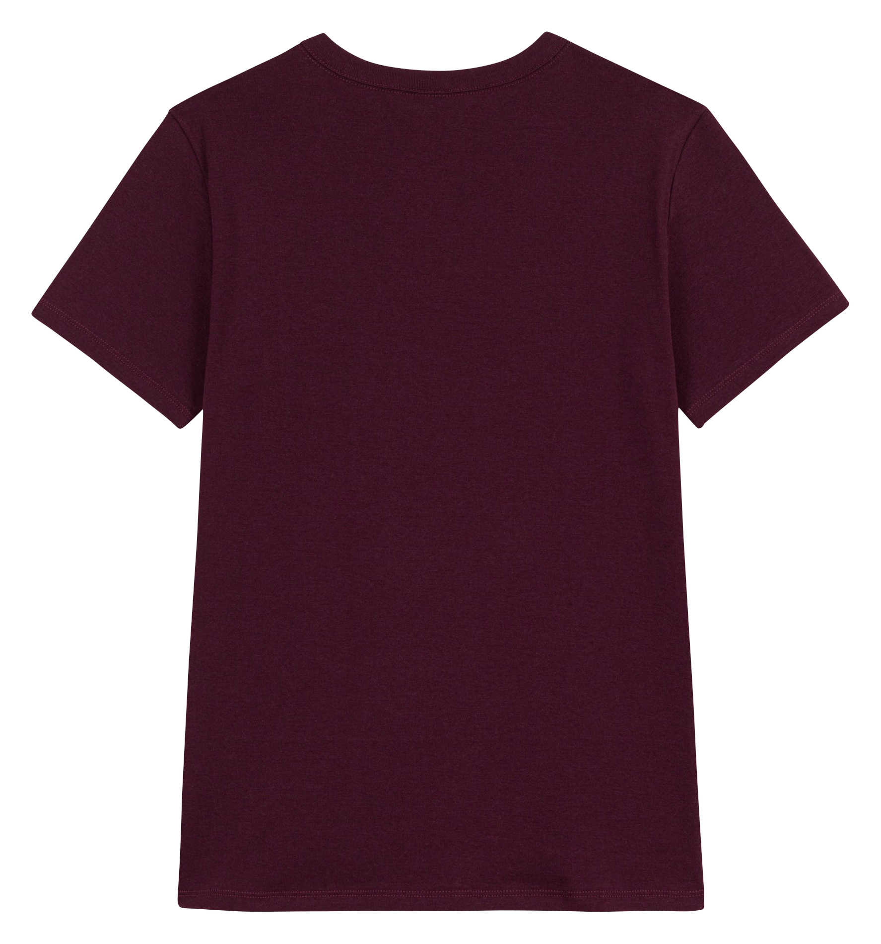 Katoenen T-shirt met ronde hals | Paars PETIT BATEAU Dames