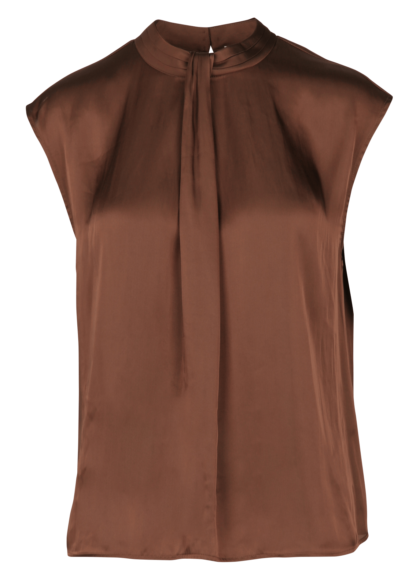 Fluid sleeveless top MAISON 123 Beige