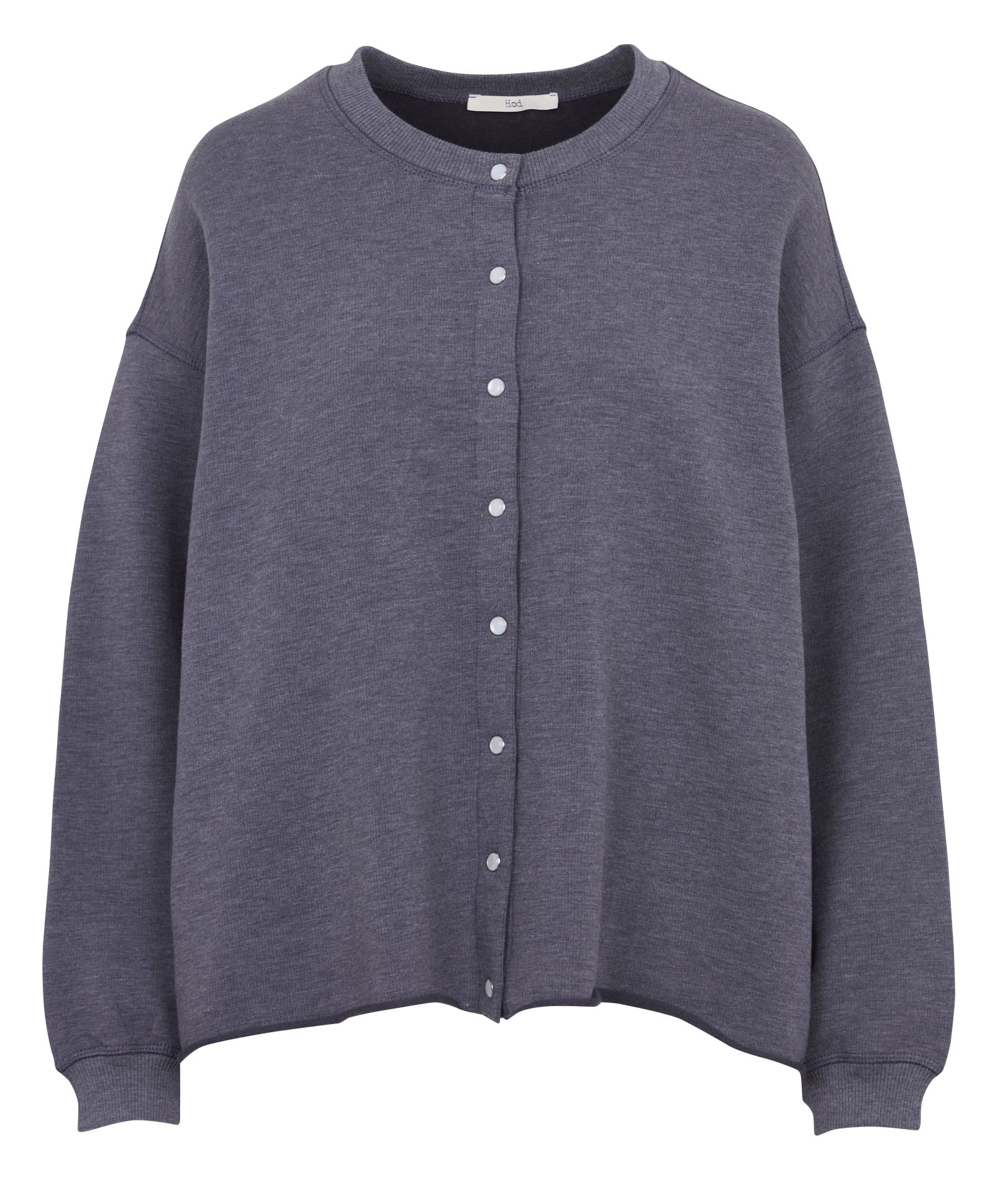 Gilet col rond en coton mélangé HOD PARIS Noir