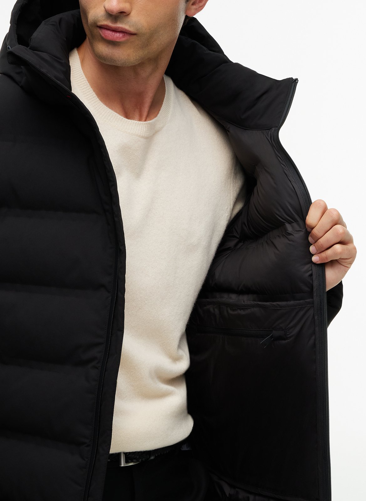 Doudoune col montant TOMMY HILFIGER Noir
