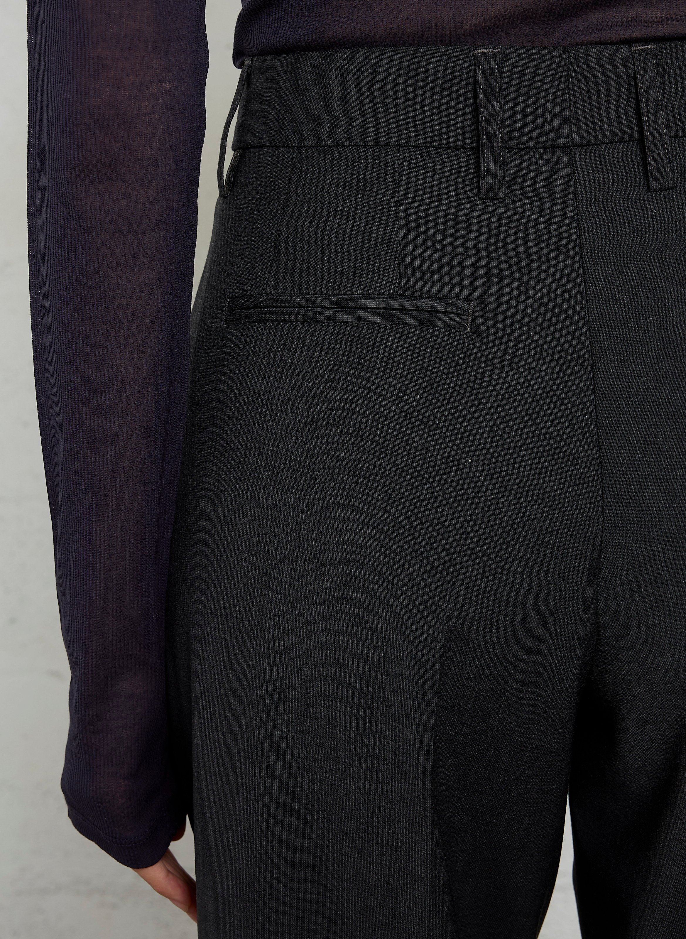 Pantalon costume en laine mélangée MOMONI Gris