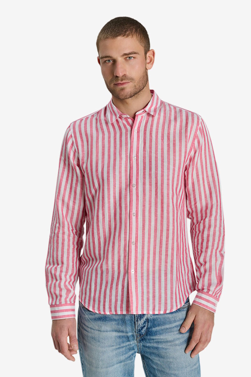 Buttoned shirt LE TEMPS DES CERISES Red