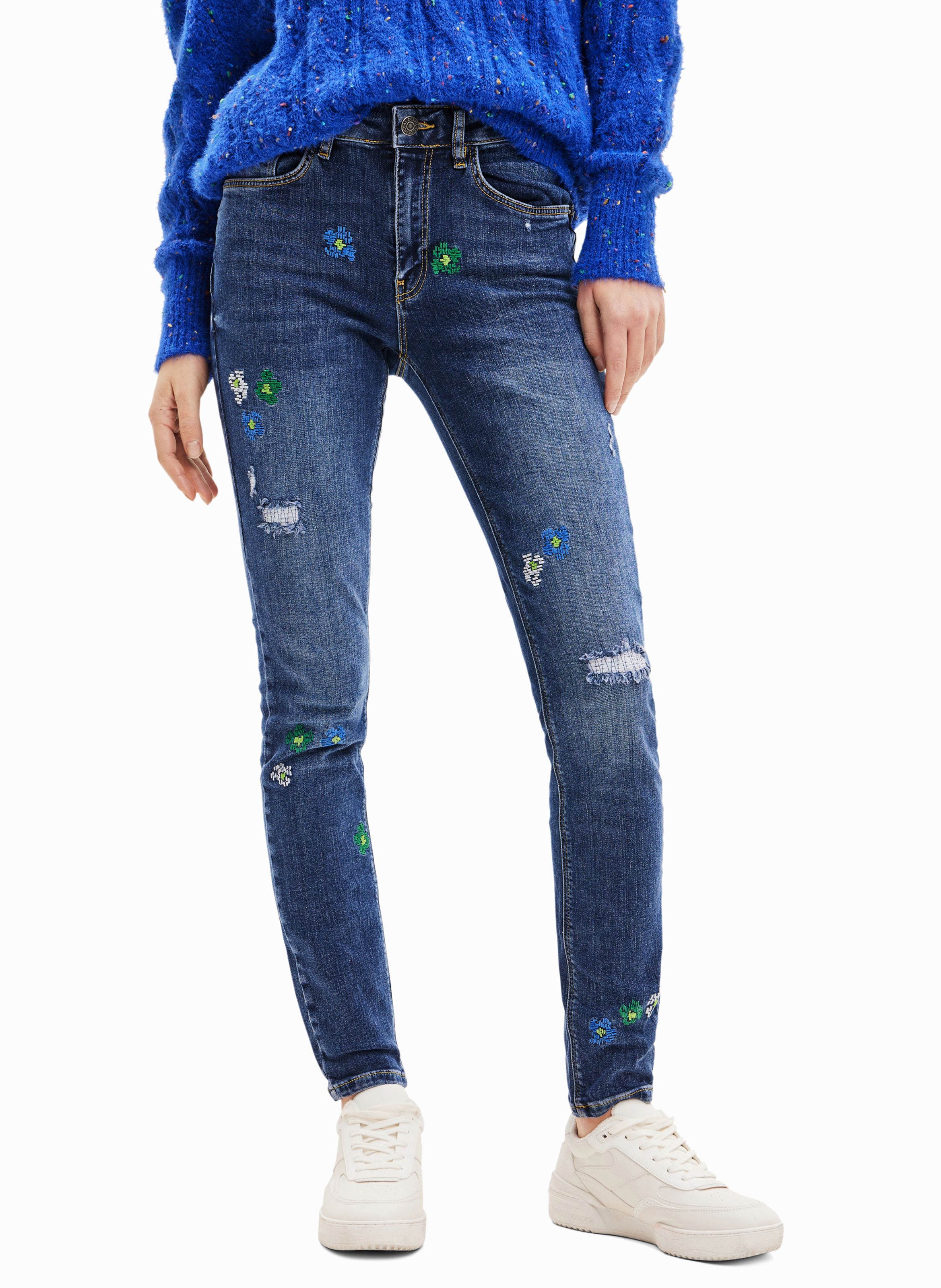 Jeans discount desigual femme