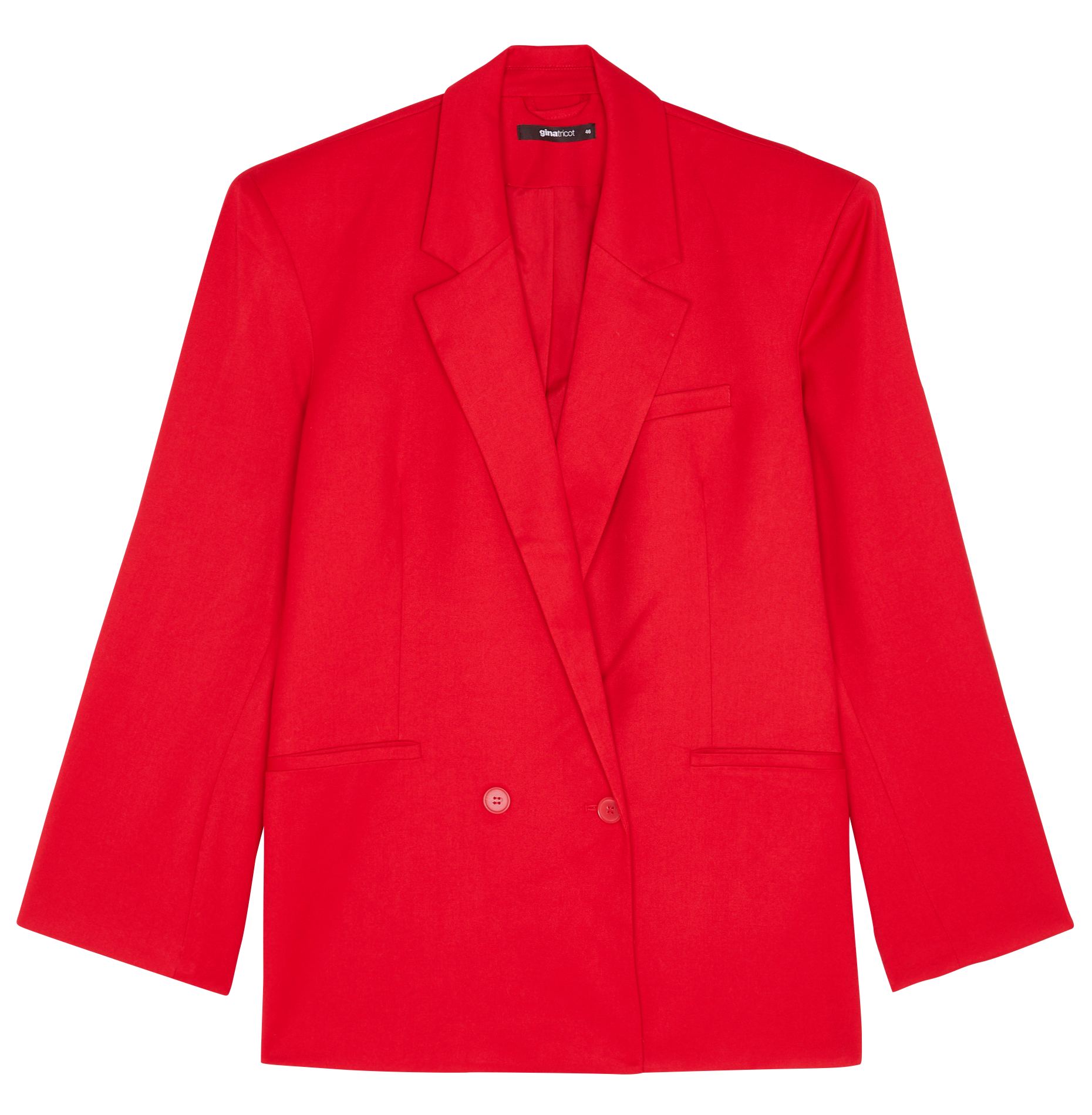 Blazer with tailored collar GINA TRICOT Red