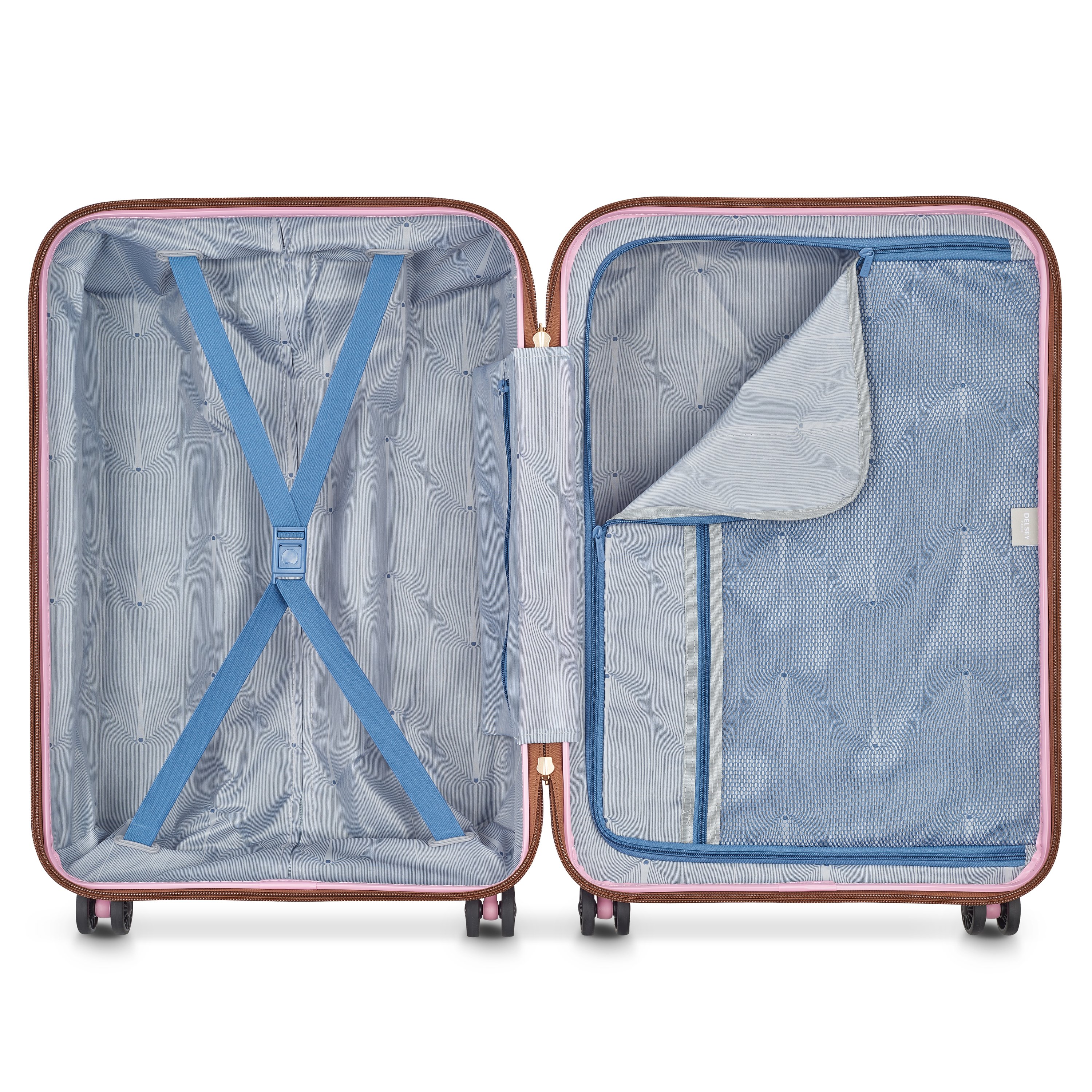 Rigid hold suitcase DELSEY PARIS Pink