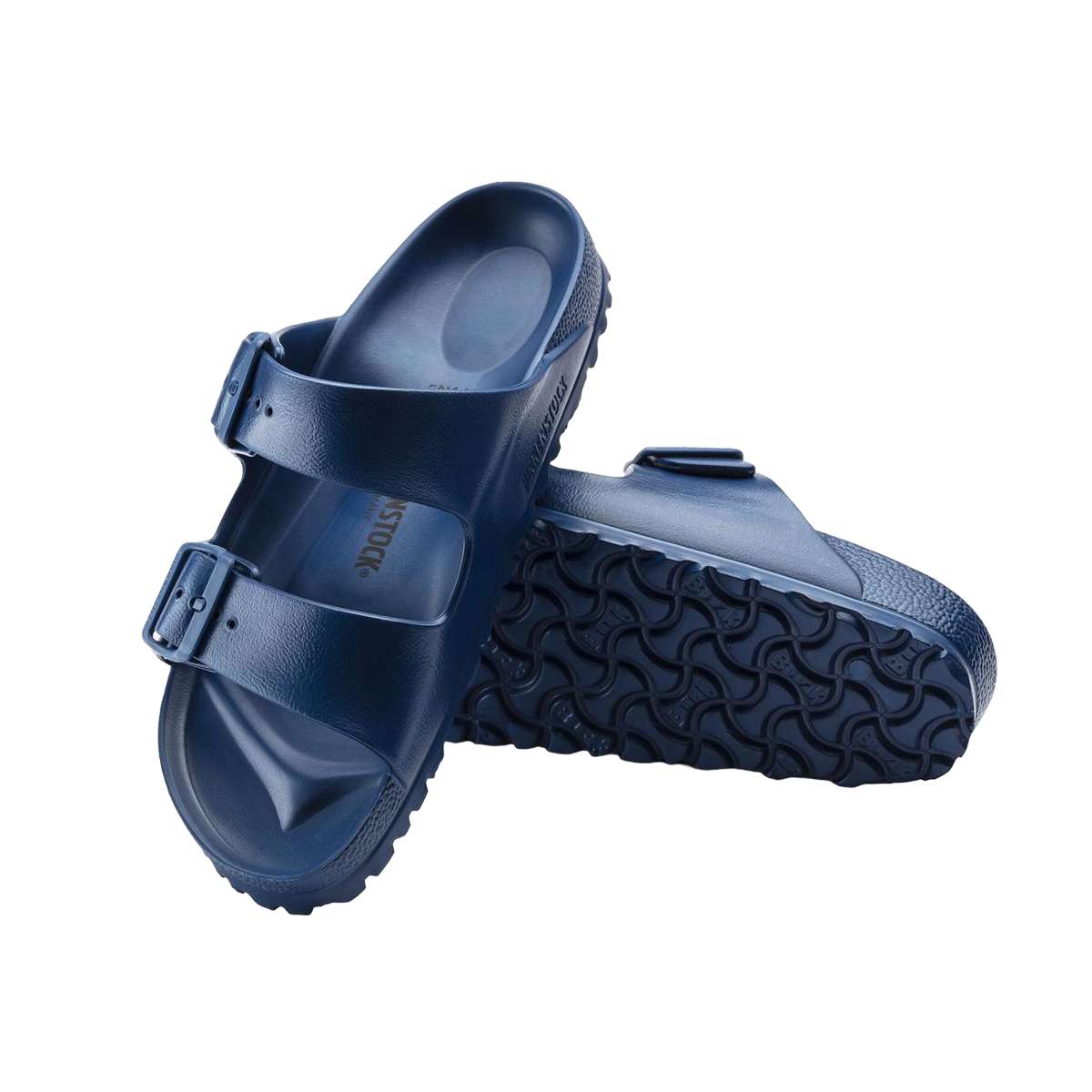Faux leather sandals BIRKENSTOCK Blue
