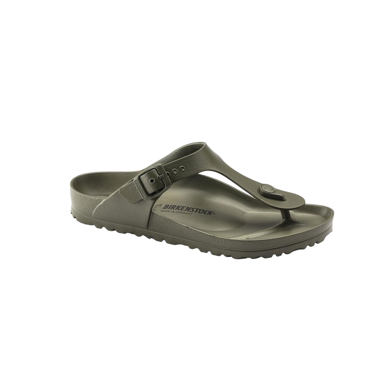 Faux leather sandals BIRKENSTOCK Green