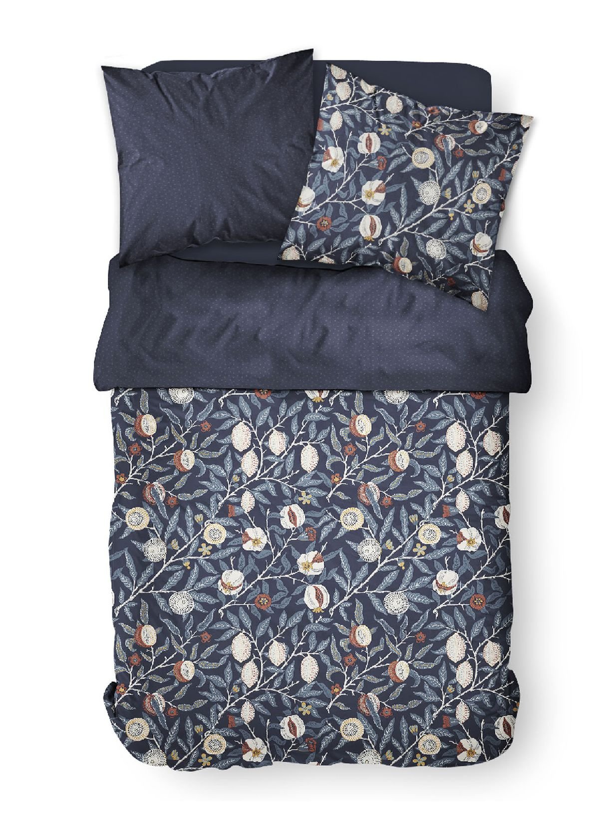 Printed cotton bedding set TODAY LINGE DE MAISON Blue