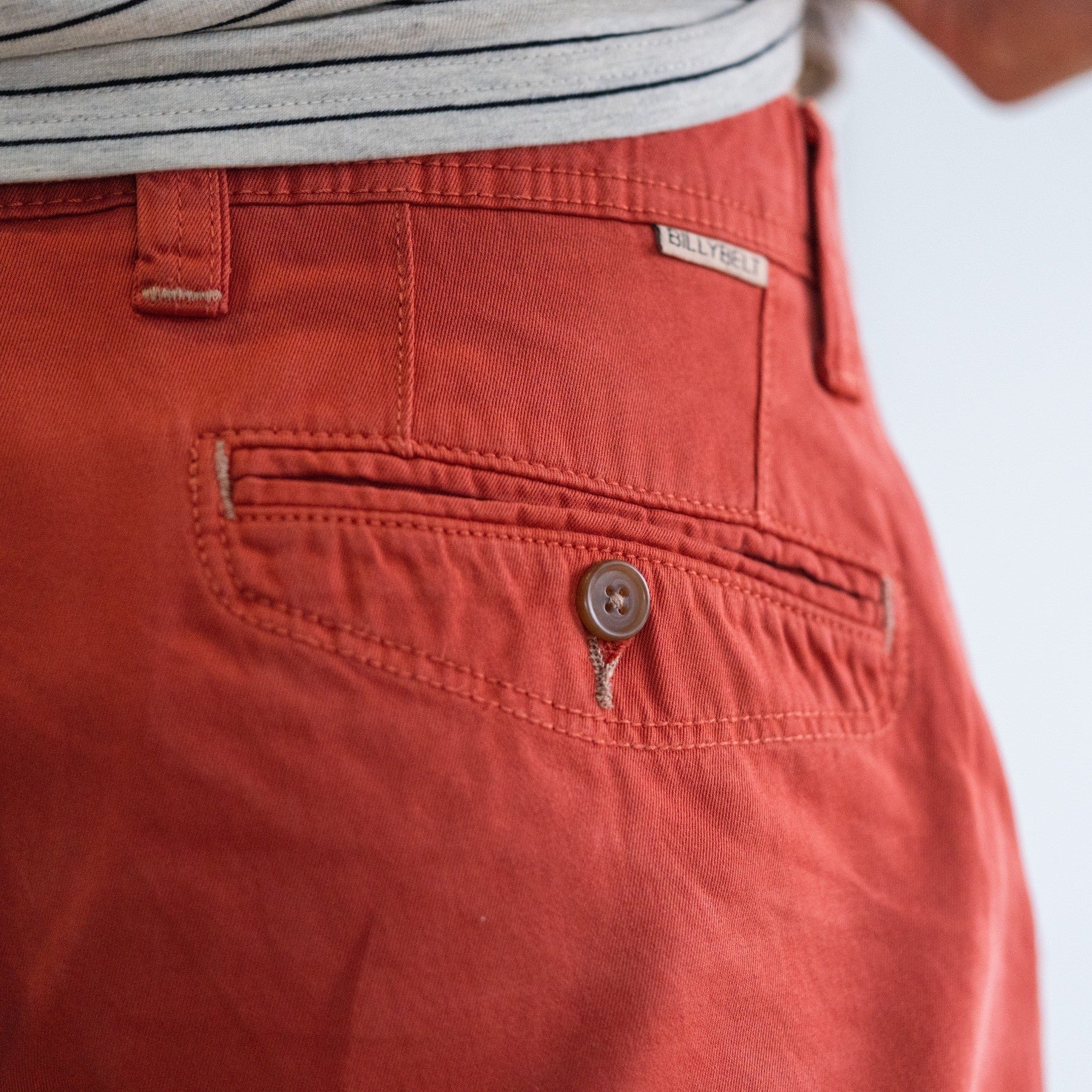 Organic cotton shorts BILLYBELT Red
