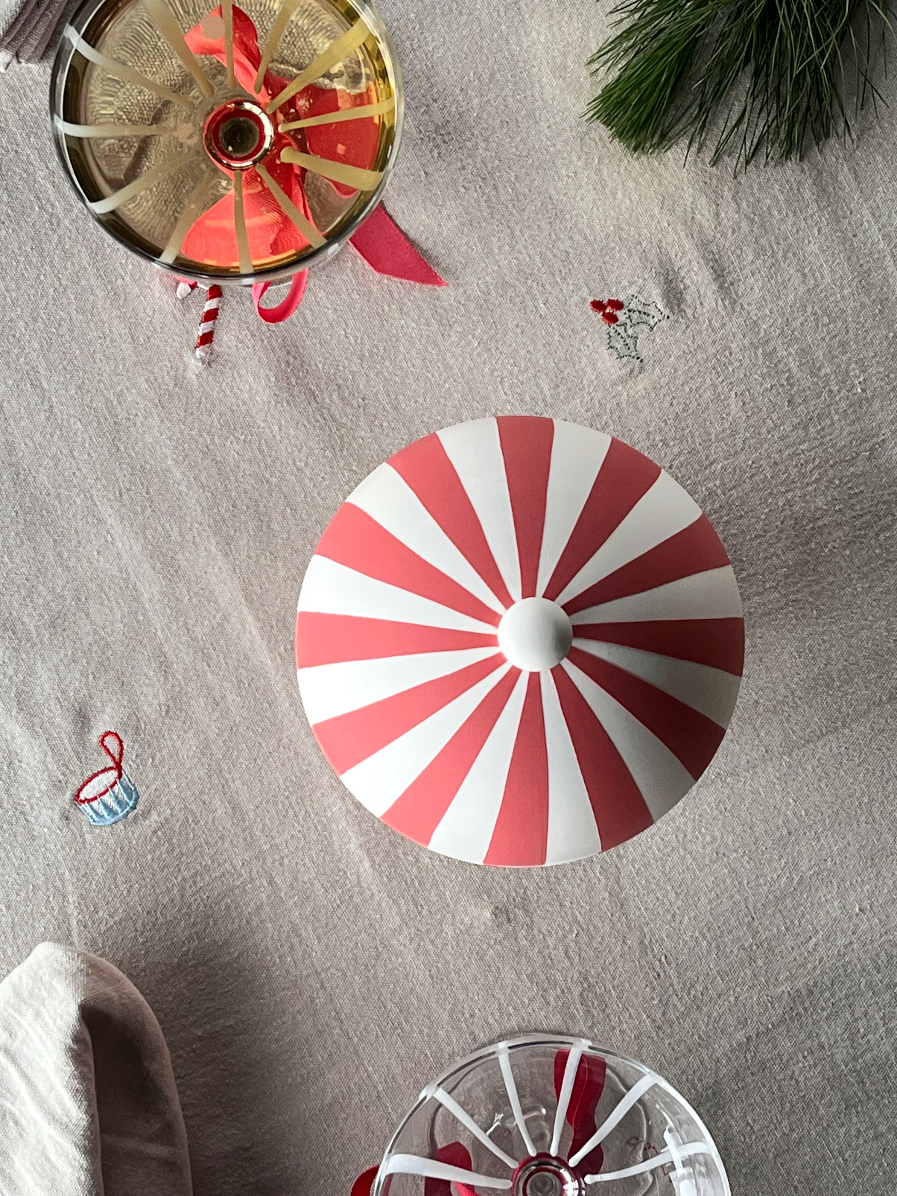 Stoneware bowl OYOY LIVING DESIGN Red