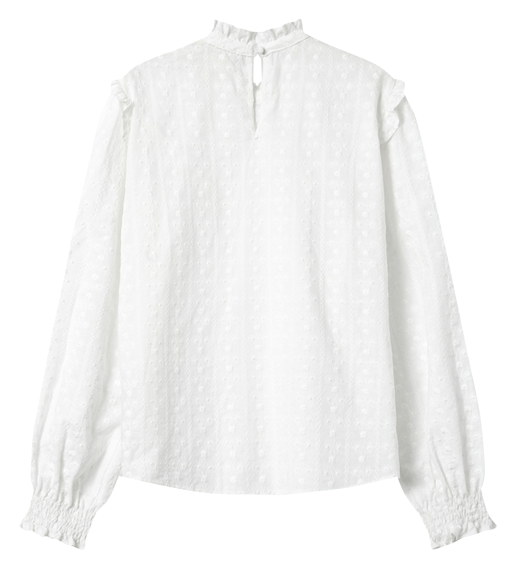 Victorian collar cotton blouse GRACE ET MILA Beige