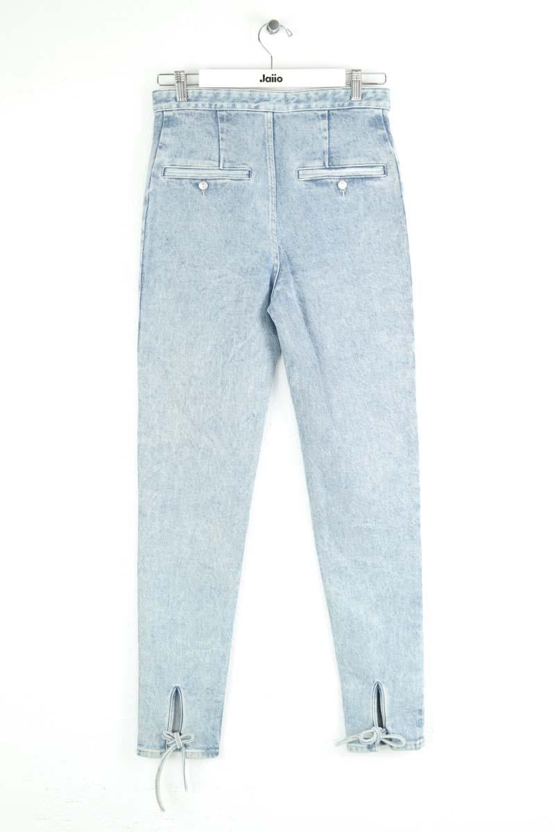 Cotton skinny jeans ISABEL MARANT - Seconde Main Blue
