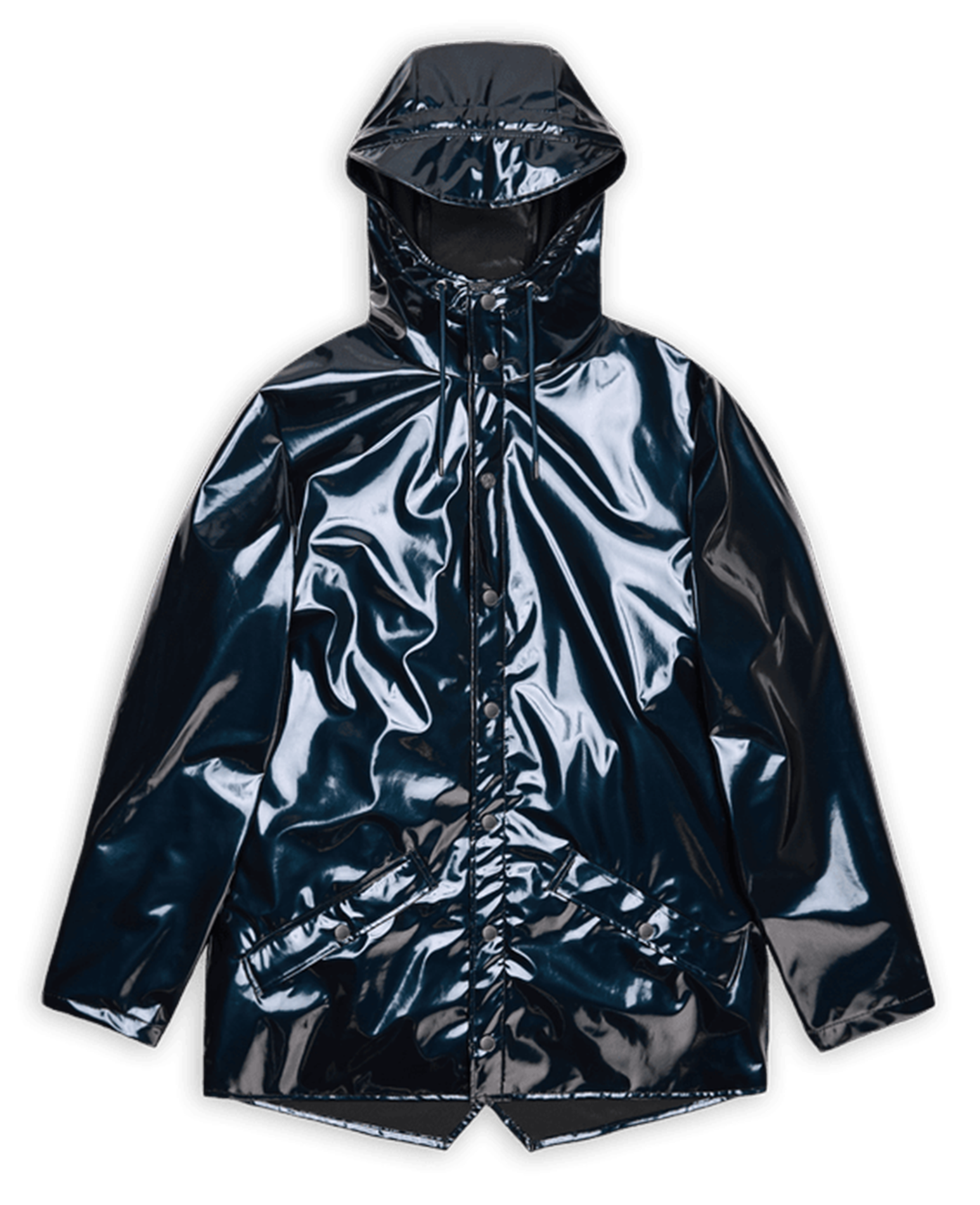 Coupe-vent à capuche RAINS Bleu