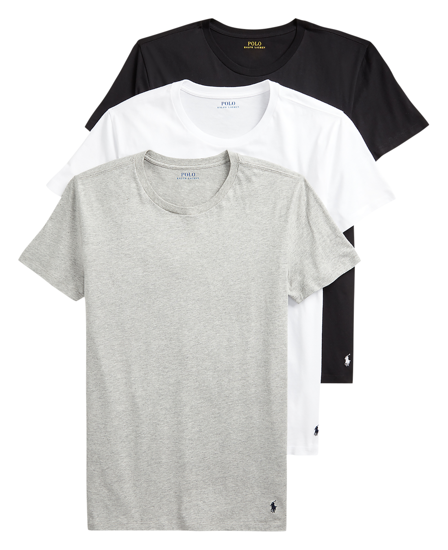 Tee-shirt col rond en coton POLO RALPH LAUREN Multicolore