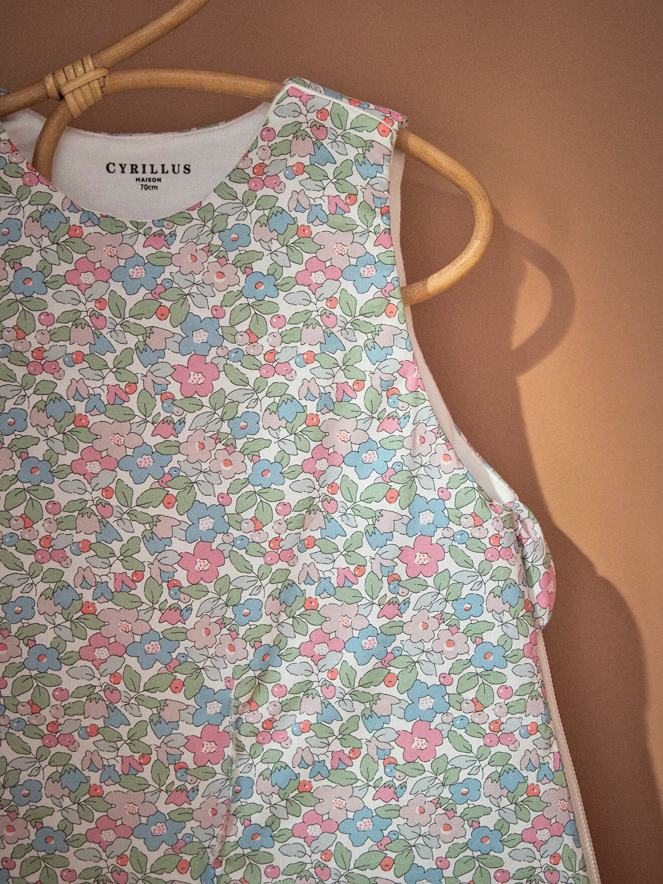 Tog 3 Liberty fabric sleeping bag CYRILLUS Pink