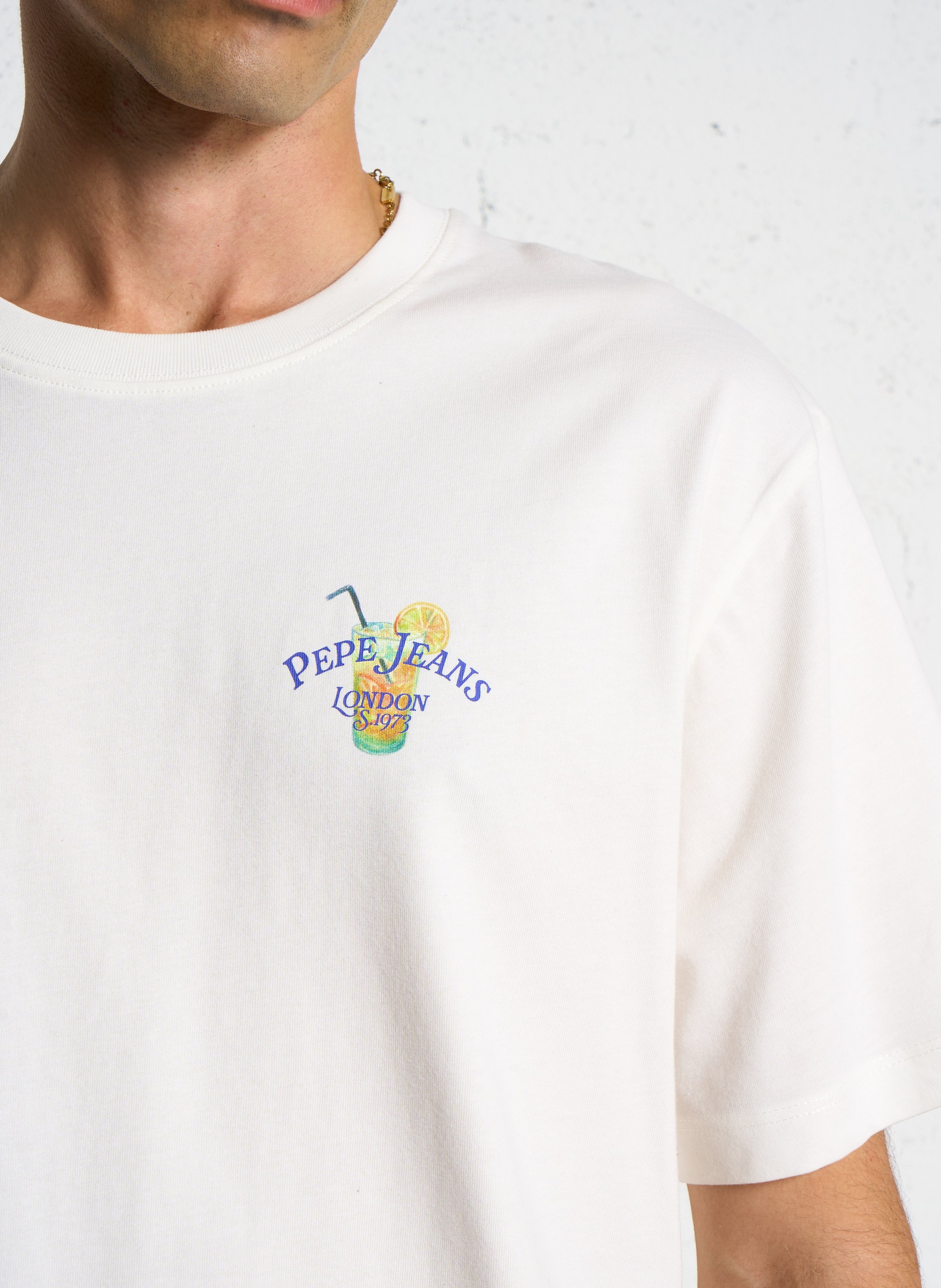 Camiliday round-neck sleeveless cotton top PEPE JEANS White