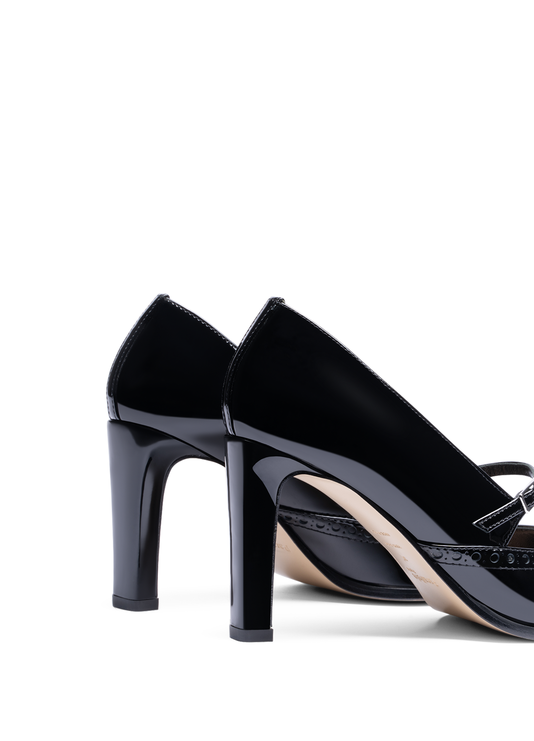 Black patent leather pumps PARALLELE PARIS Black