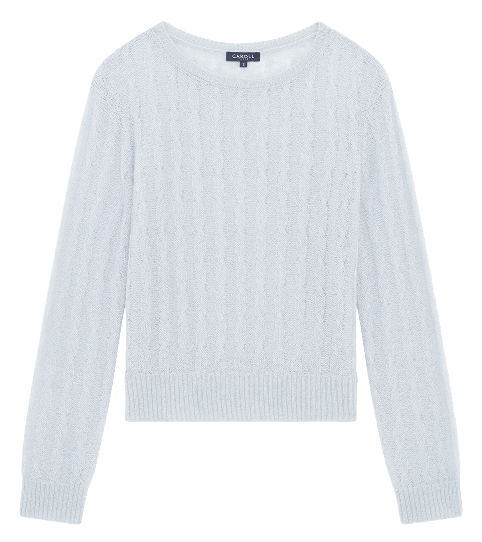 Pull col rond  CAROLL Bleu