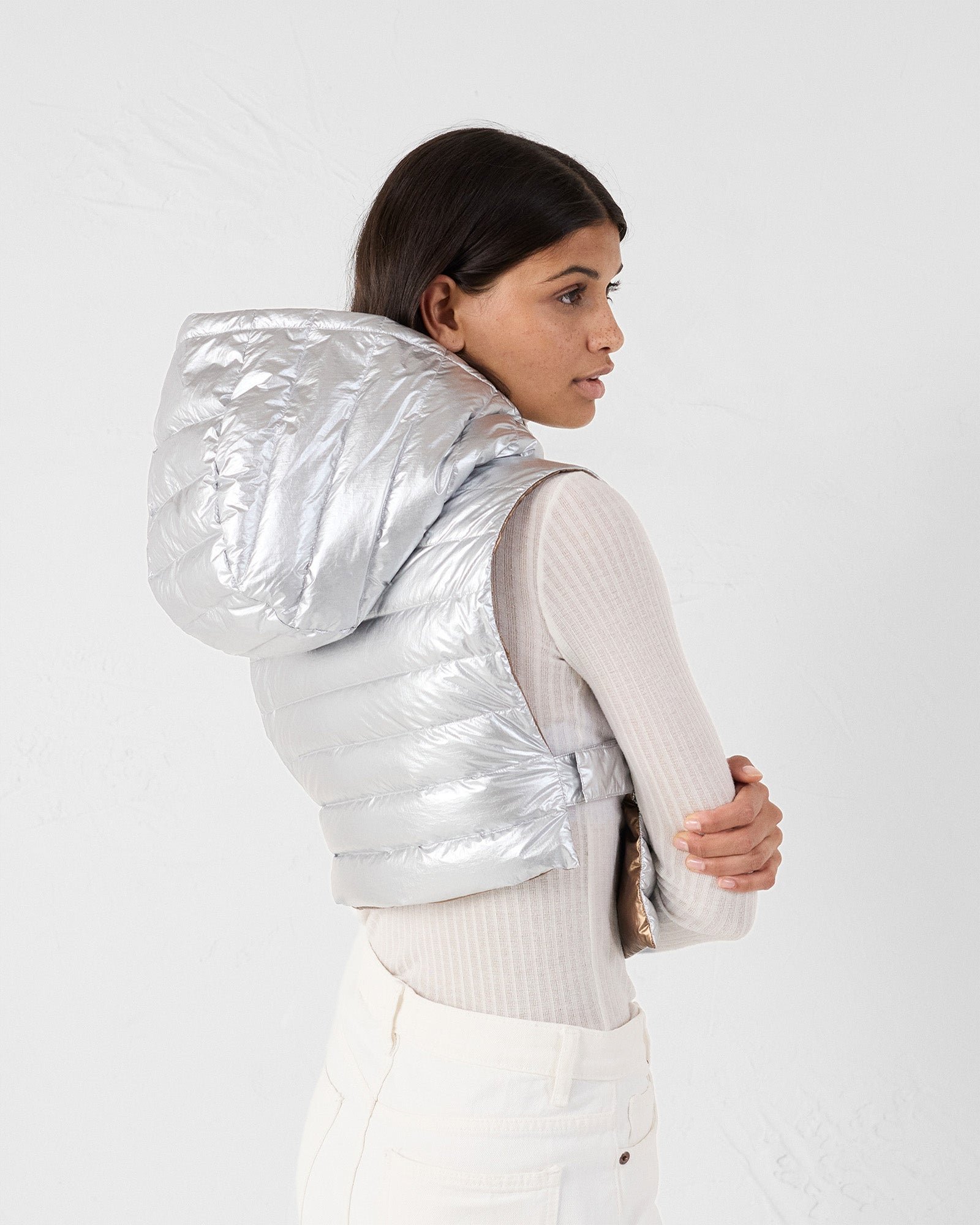 Metallic hood wing JOTT Grey